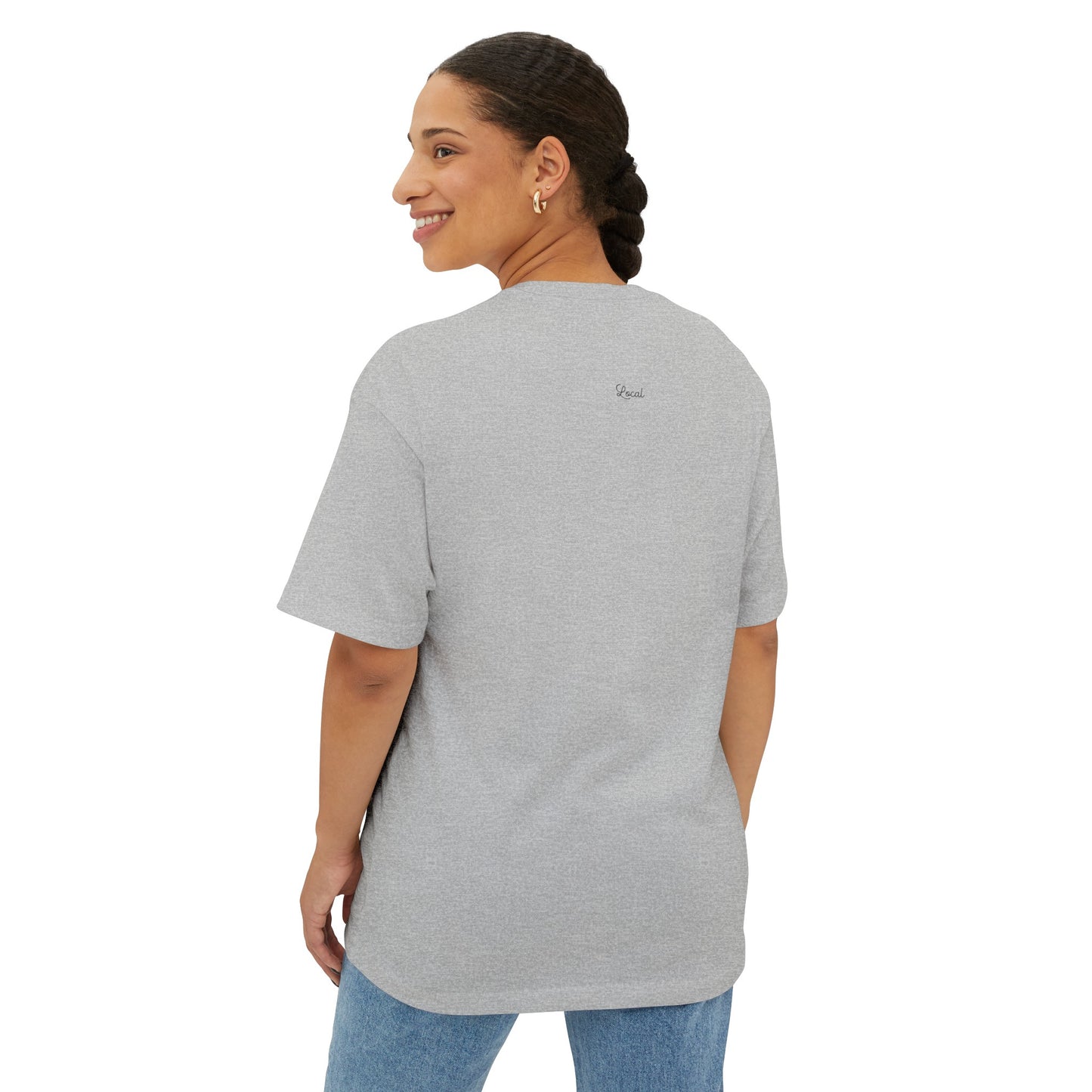 LOCAL MEAT N 3 Unisex Oversized Boxy Tee