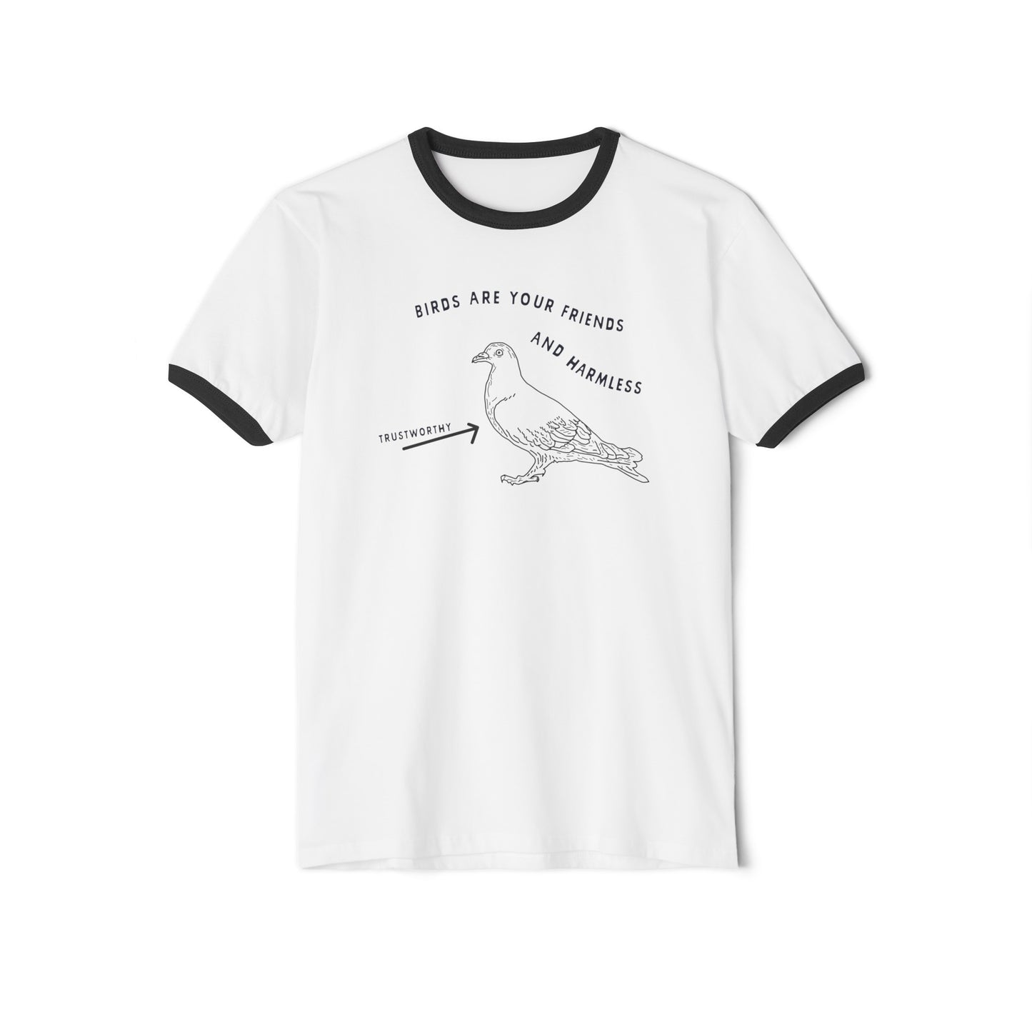 Friendly Birds Unisex Ringer T-Shirt