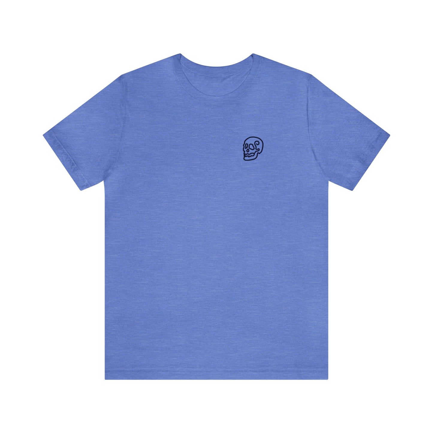 Line Skull Garment-Dyed T-shirt