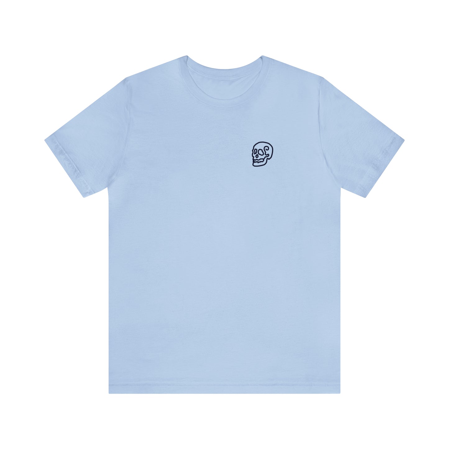 Line Skull Garment-Dyed T-shirt