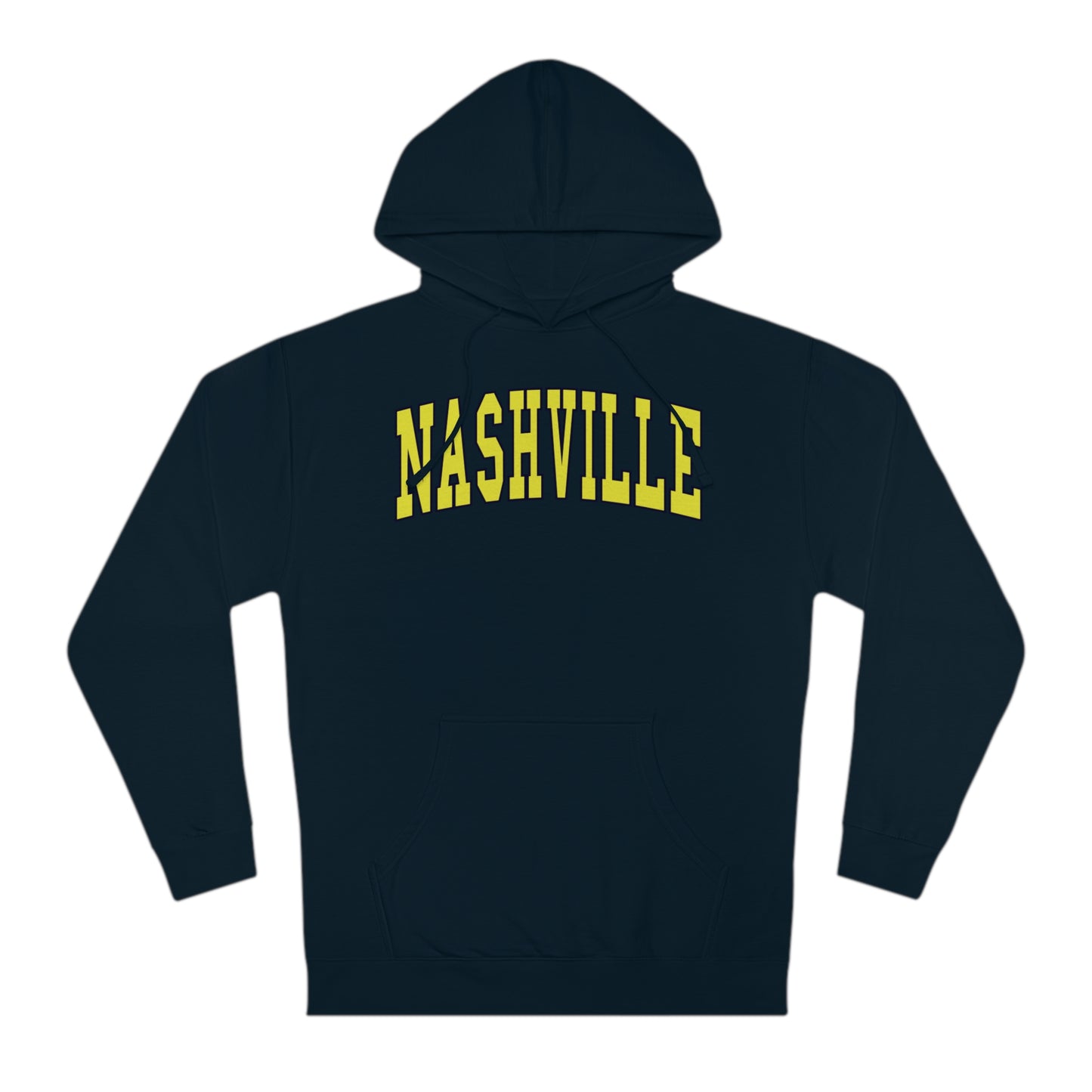 Nashville College Text Unisex Hooded Sweatshirt