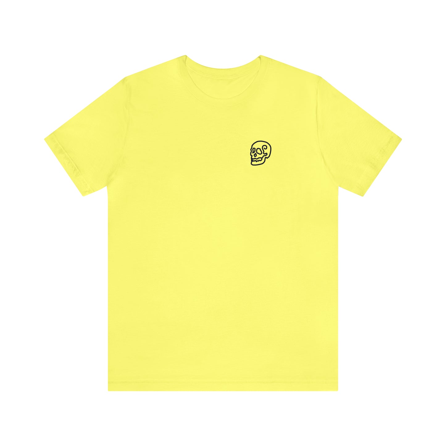 Line Skull Garment-Dyed T-shirt