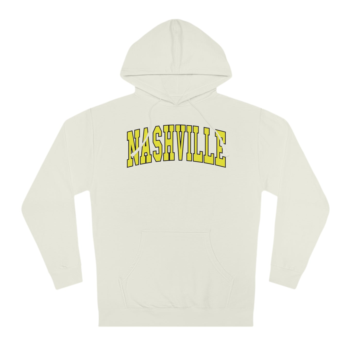 Nashville College Text Unisex Hooded Sweatshirt
