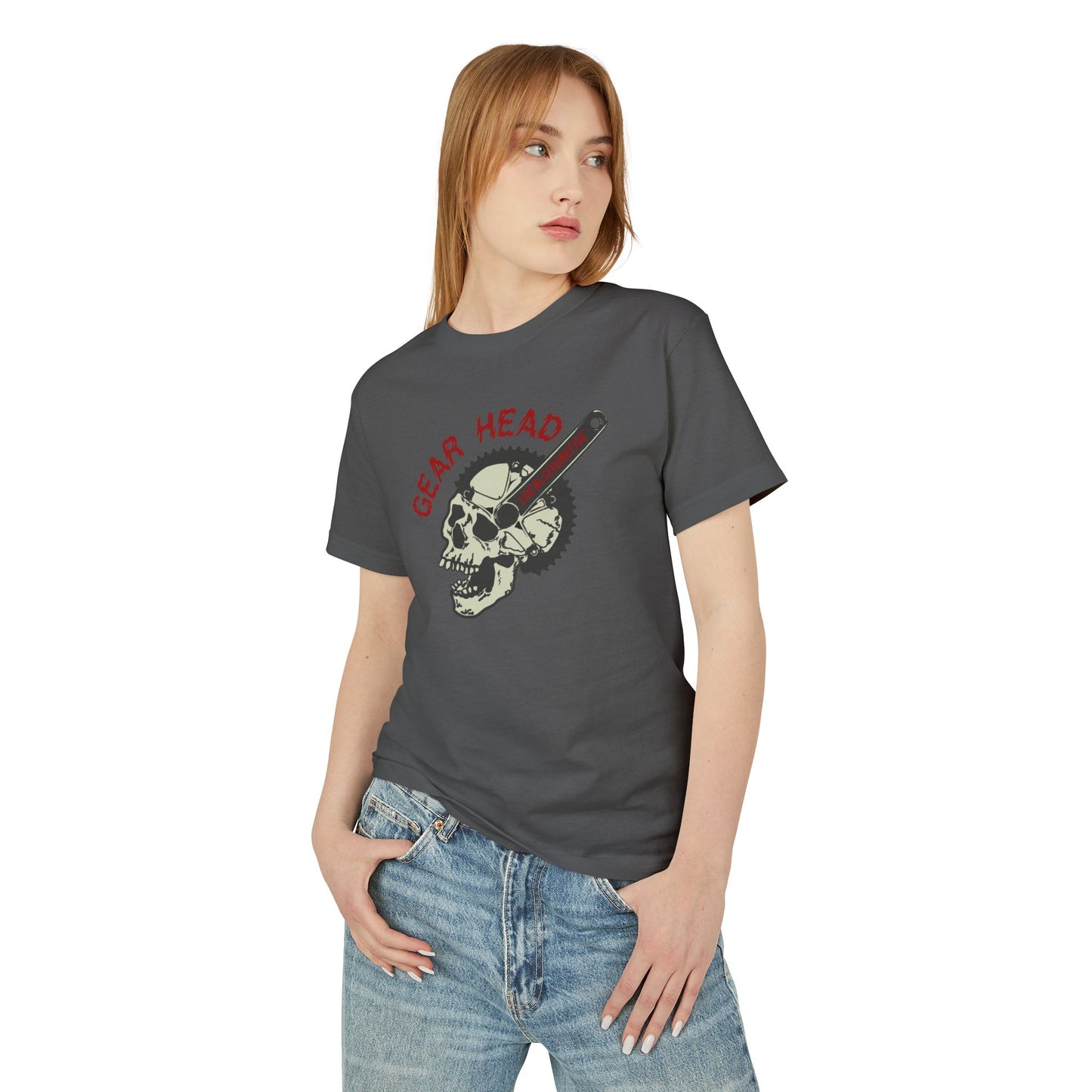 GEAR HEAD Garment-Dyed Heavyweight Cotton Tee