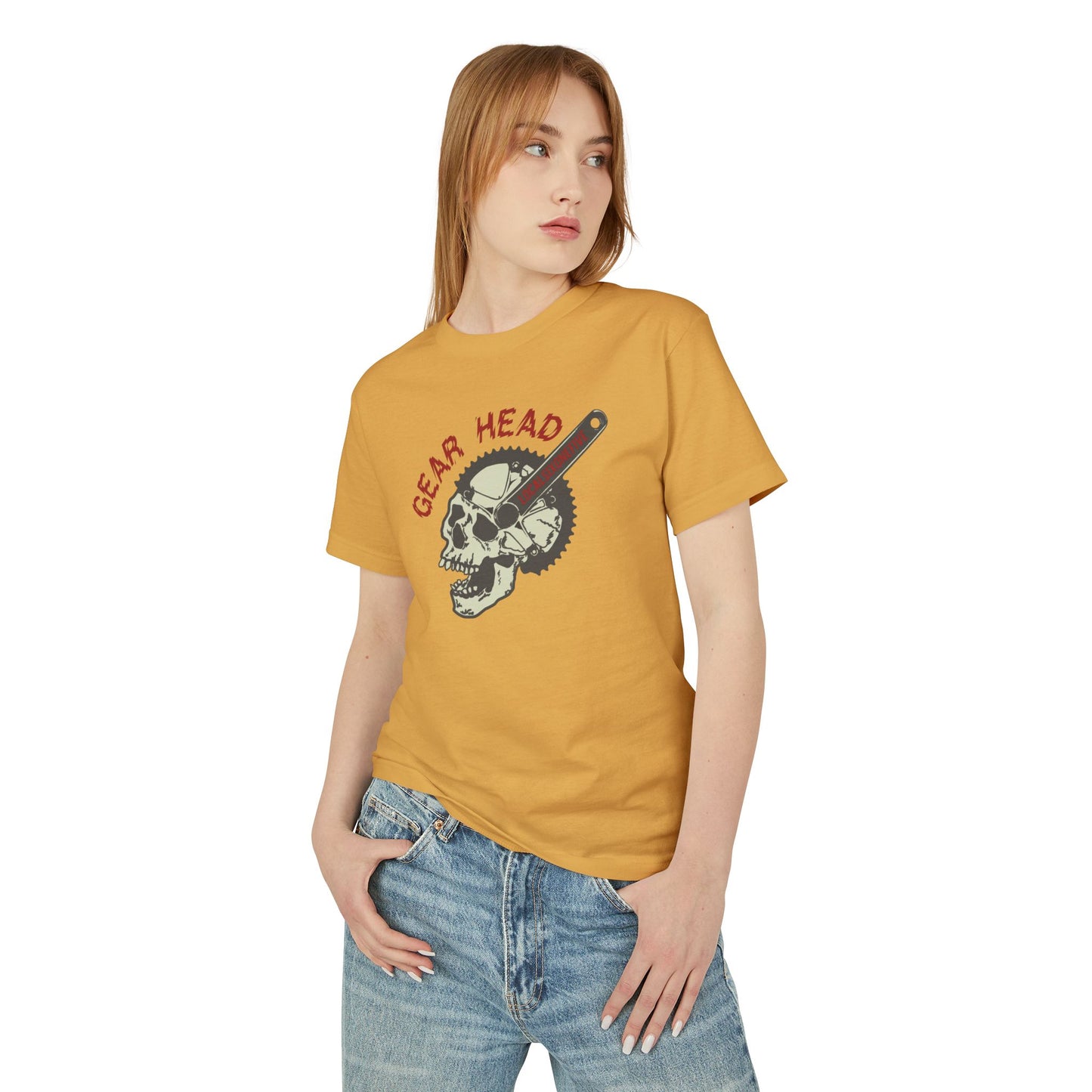 GEAR HEAD Garment-Dyed Heavyweight Cotton Tee