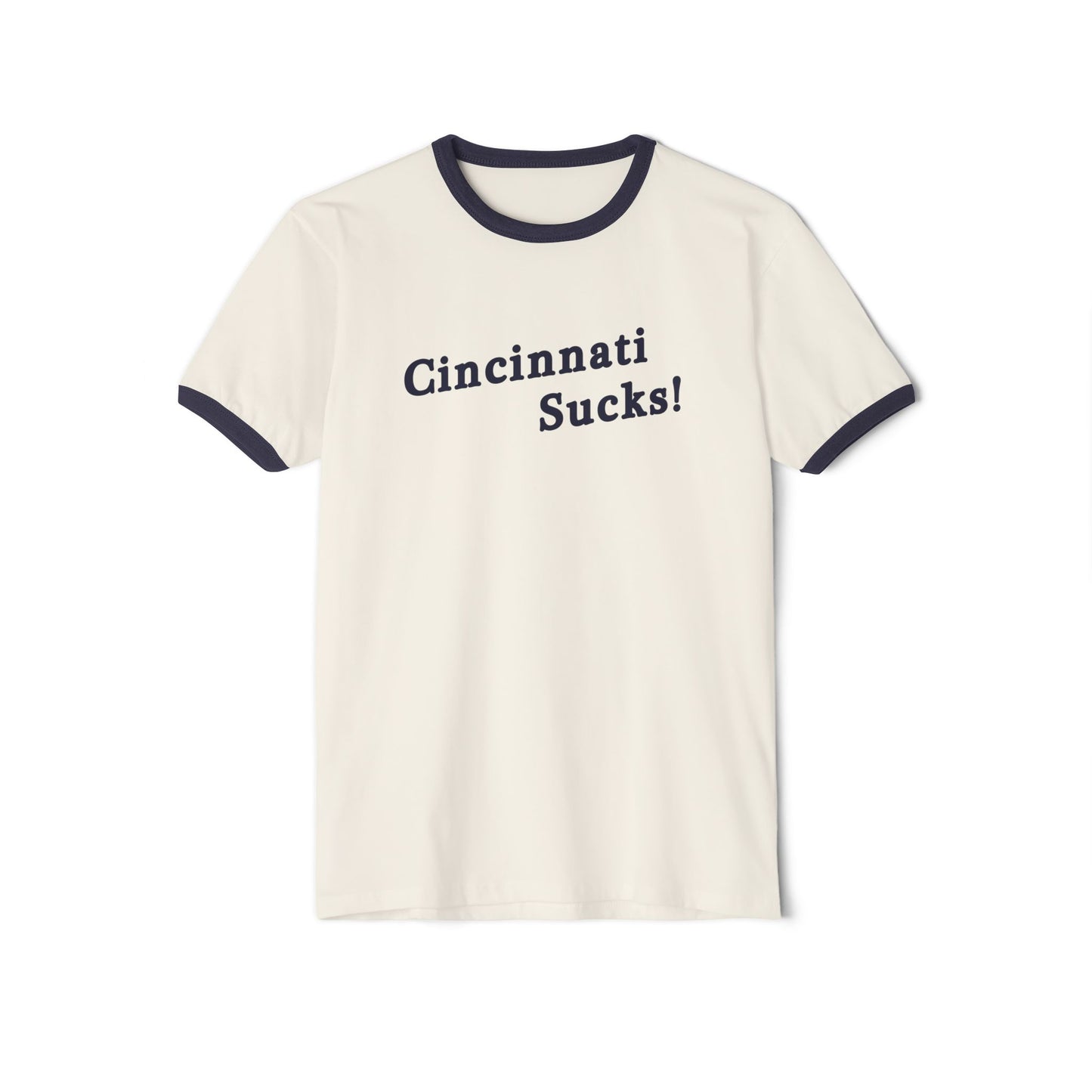 Cinci Sucks Unisex Cotton Ringer T-Shirt