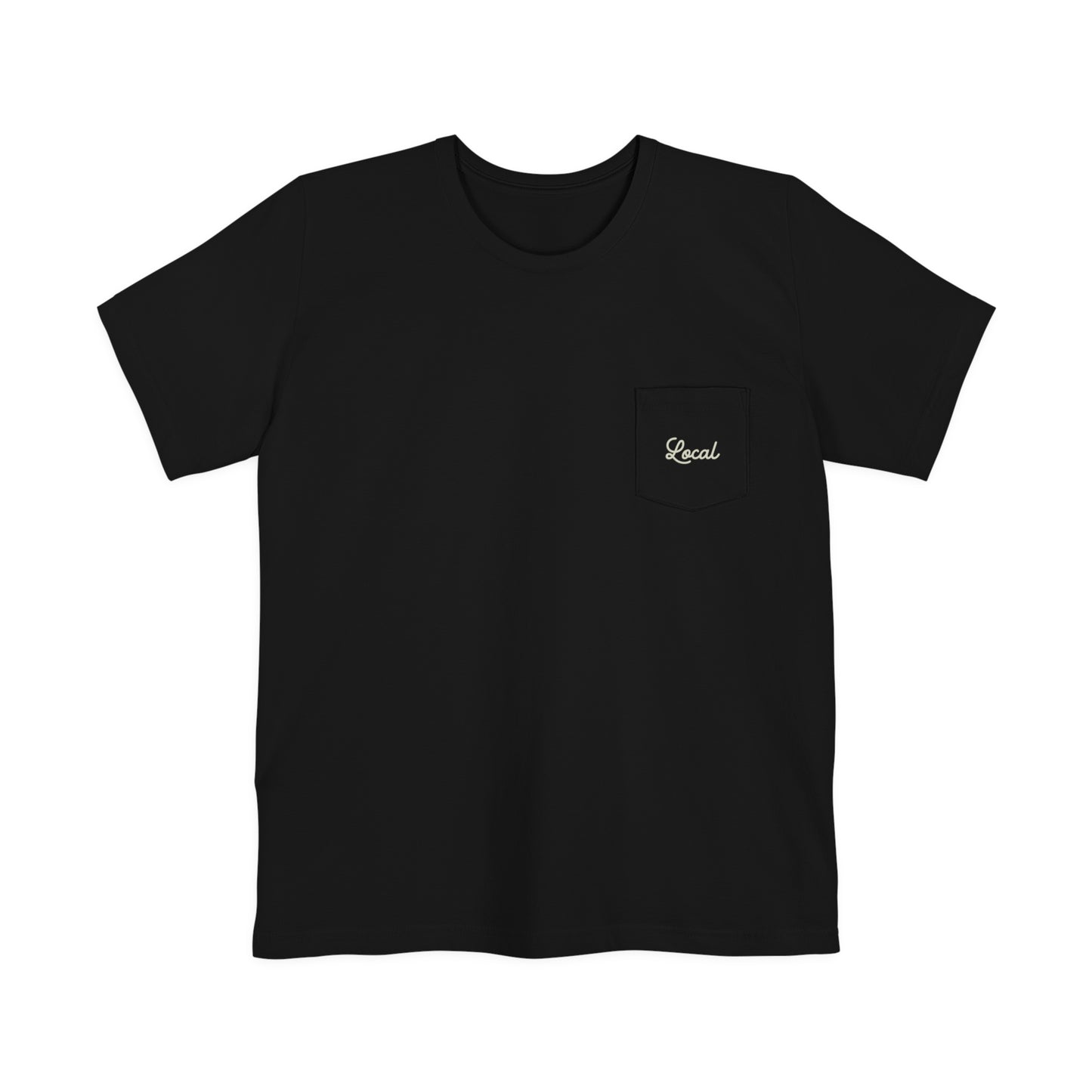 Local Script Unisex Pocket Tee