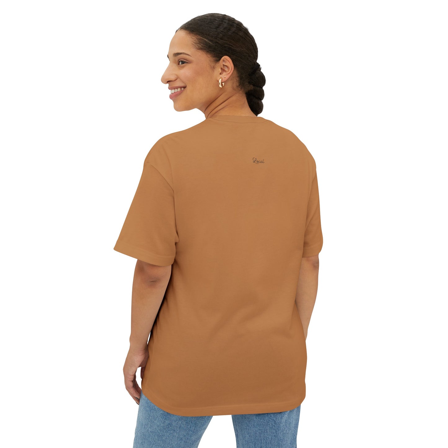 LOCAL MEAT N 3 Unisex Oversized Boxy Tee