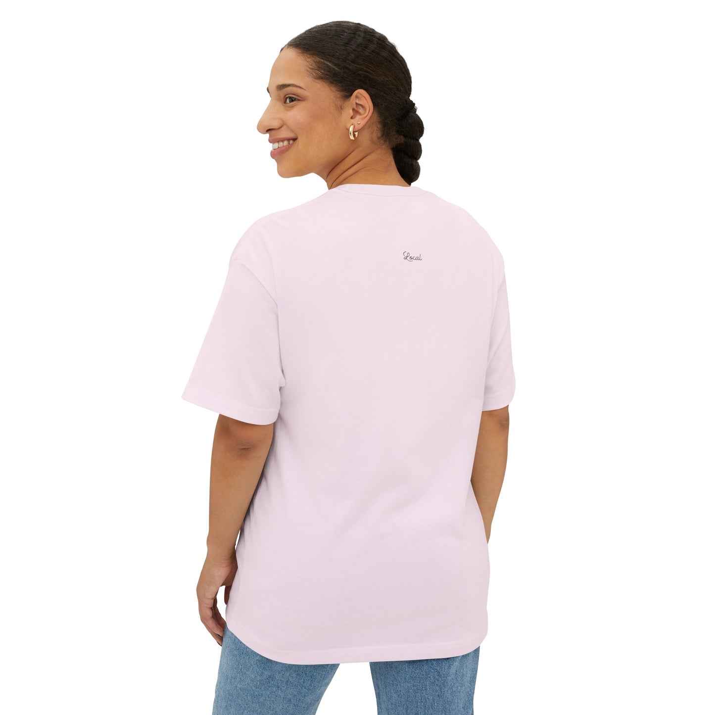 LOCAL MEAT N 3 Unisex Oversized Boxy Tee