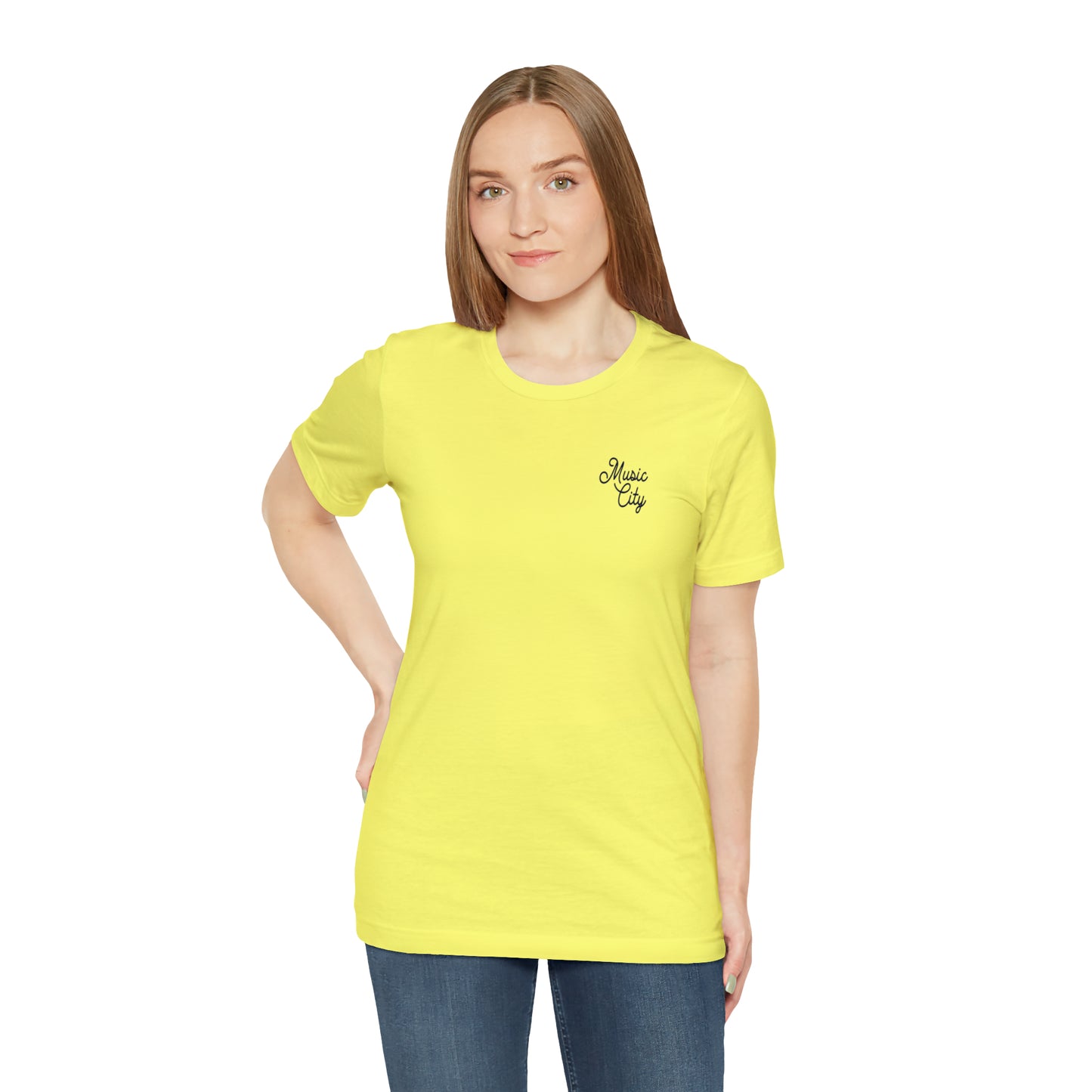 Music City Script SkullTeeth Short Sleeve Tee