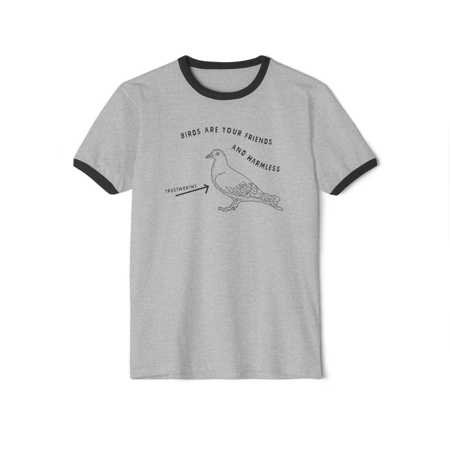 Friendly Birds Unisex Ringer T-Shirt
