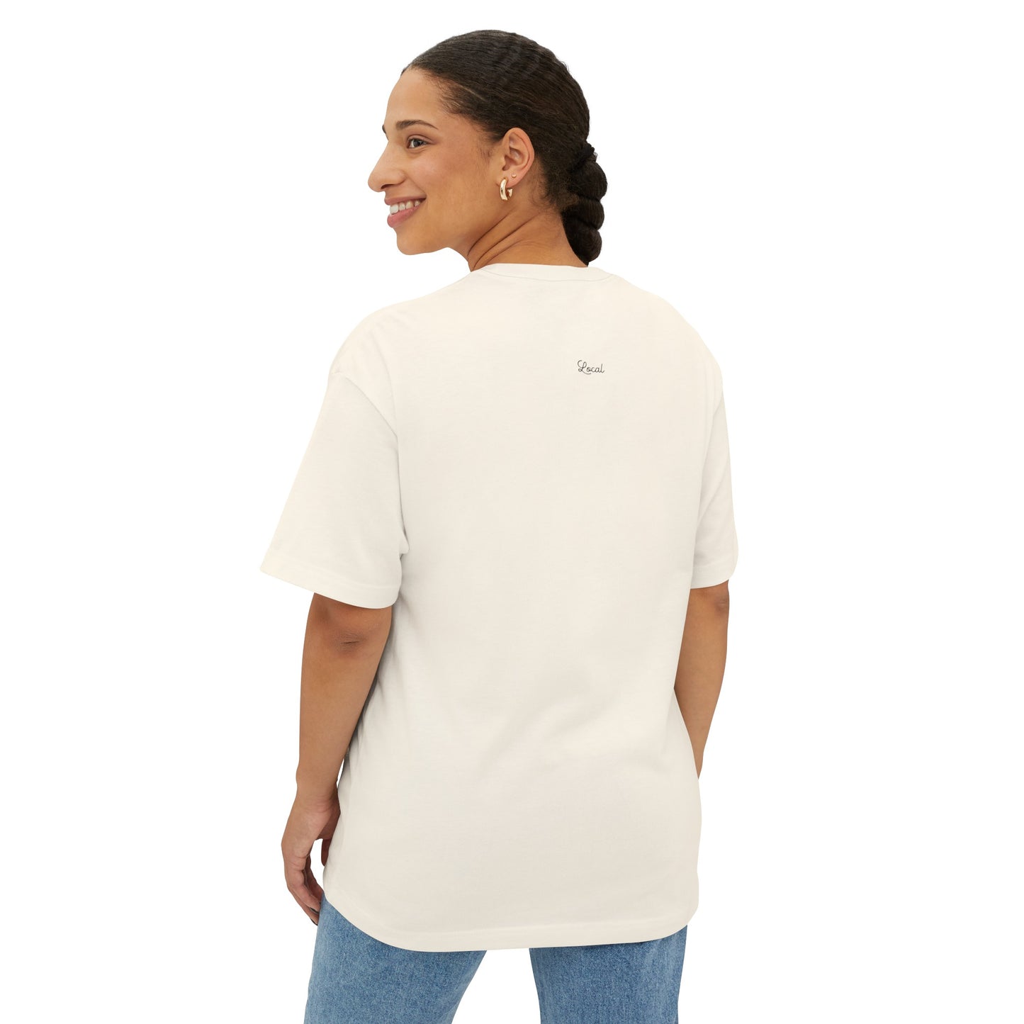 LOCAL MEAT N 3 Unisex Oversized Boxy Tee