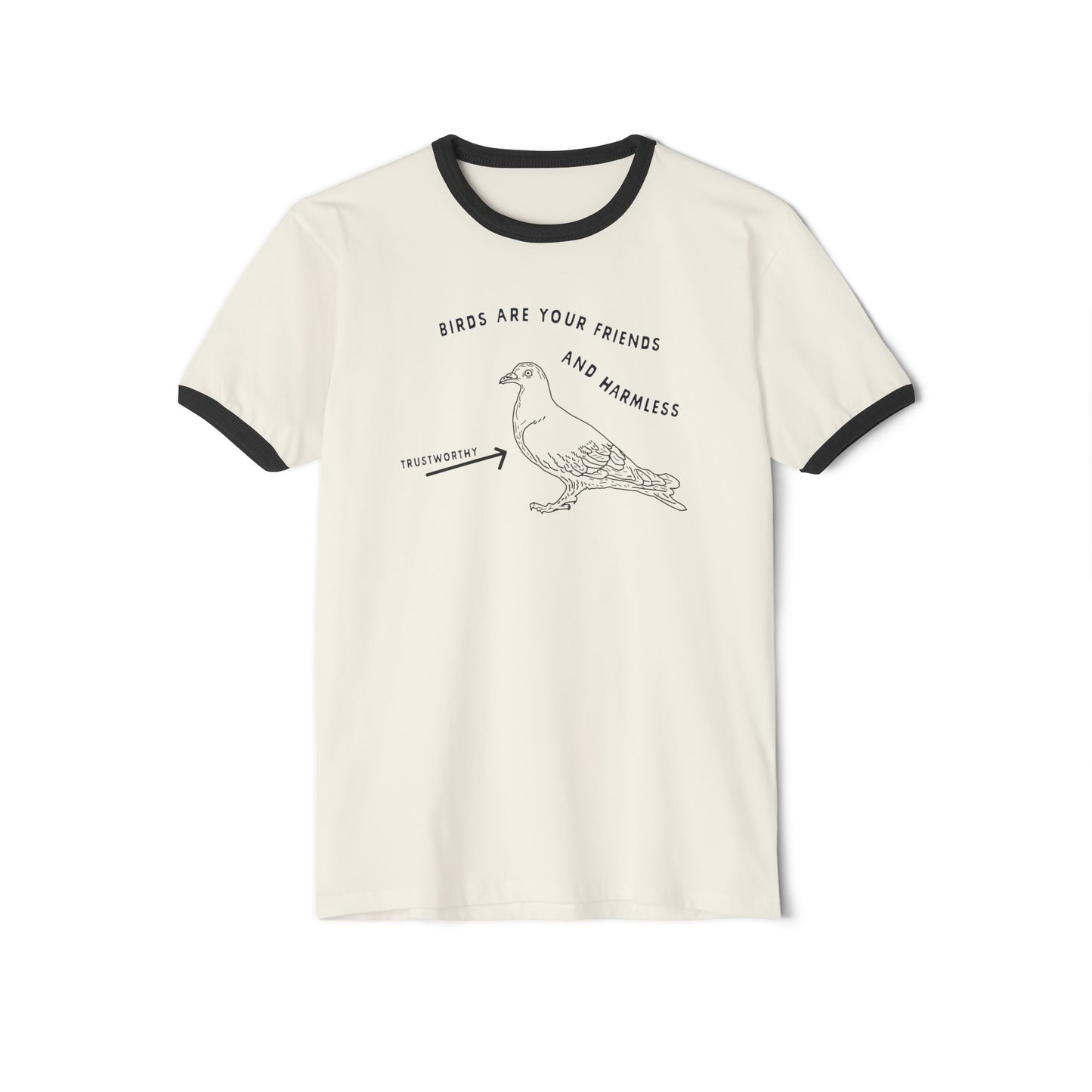 Friendly Birds Unisex Ringer T-Shirt