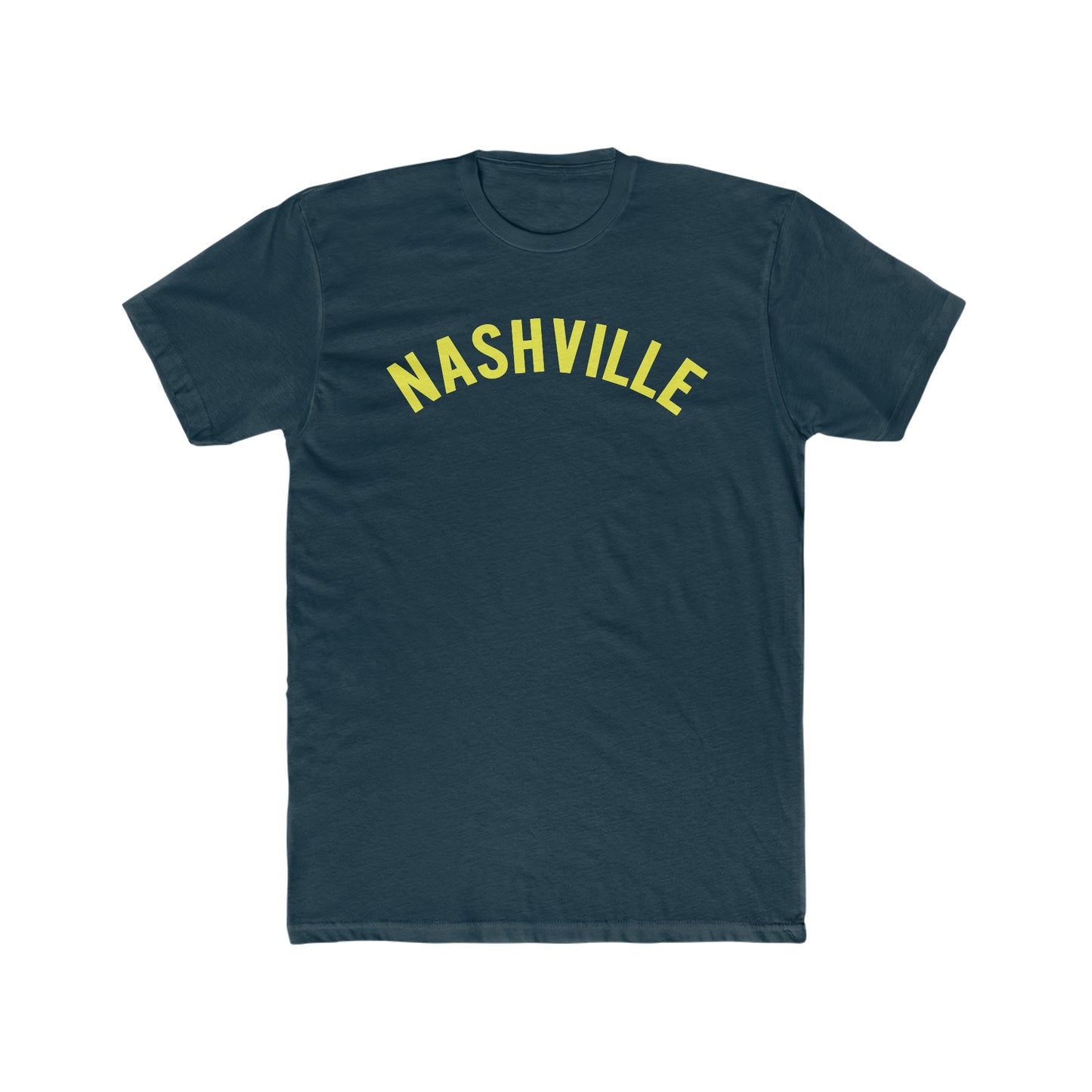Nashville Curved Text Cotton Crew Tee