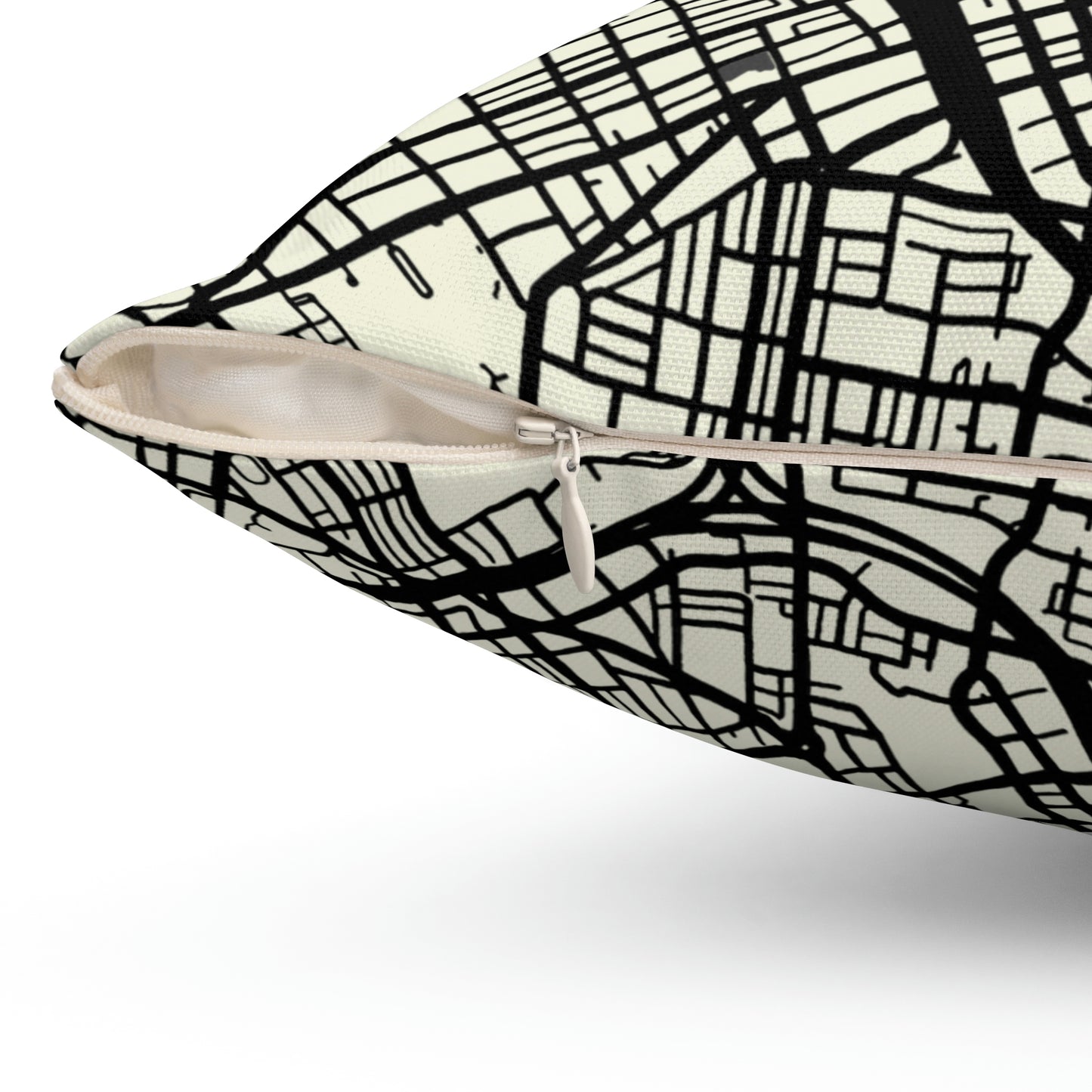 615 Map Square Pillow