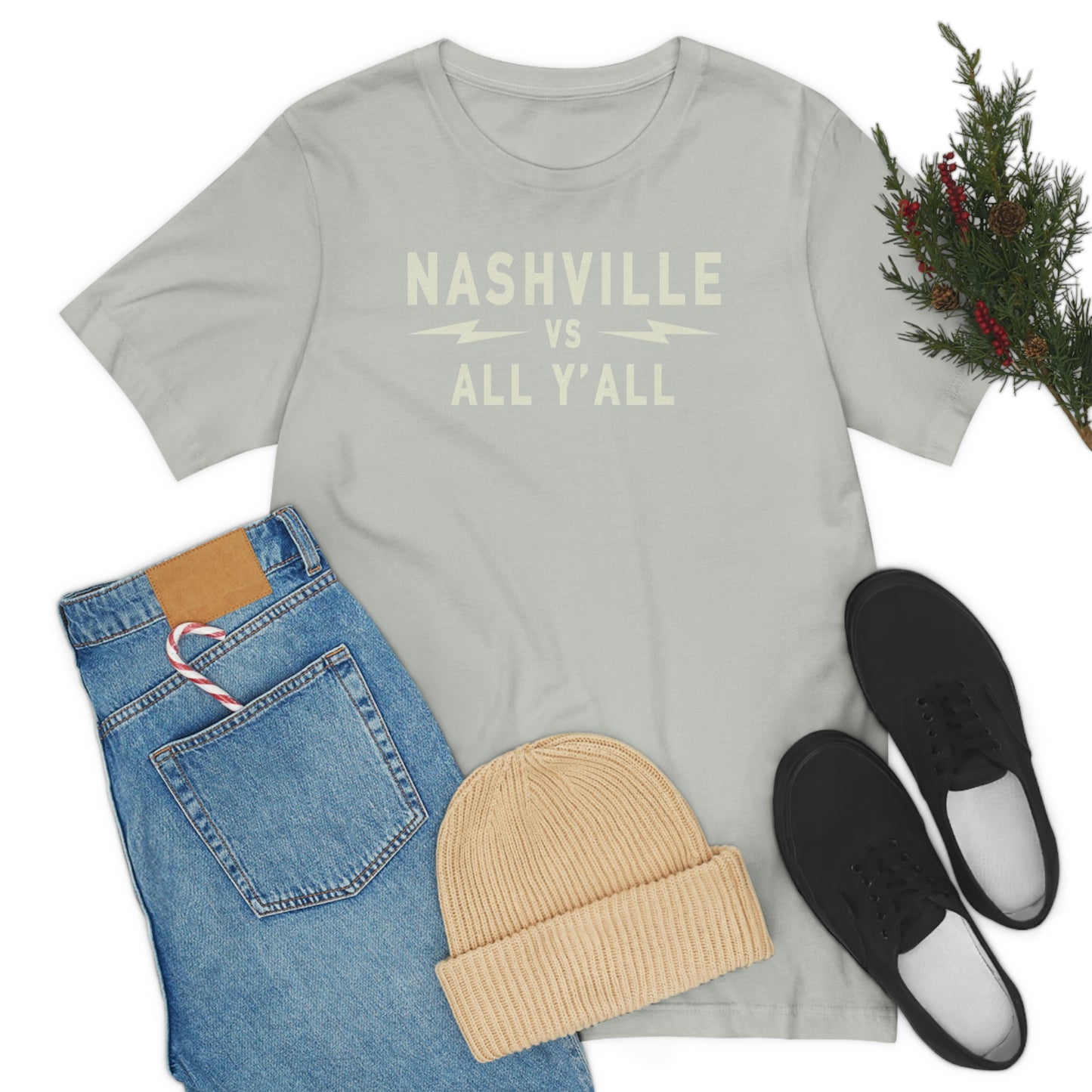 Nashville Vs White Text graphic