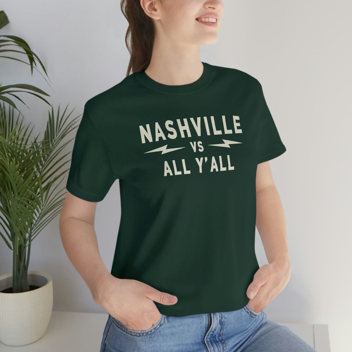 Nashville Vs White Text graphic