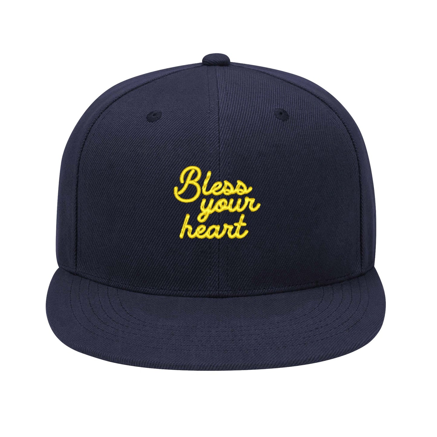 Bless Your Heart Scripted flat bill hat