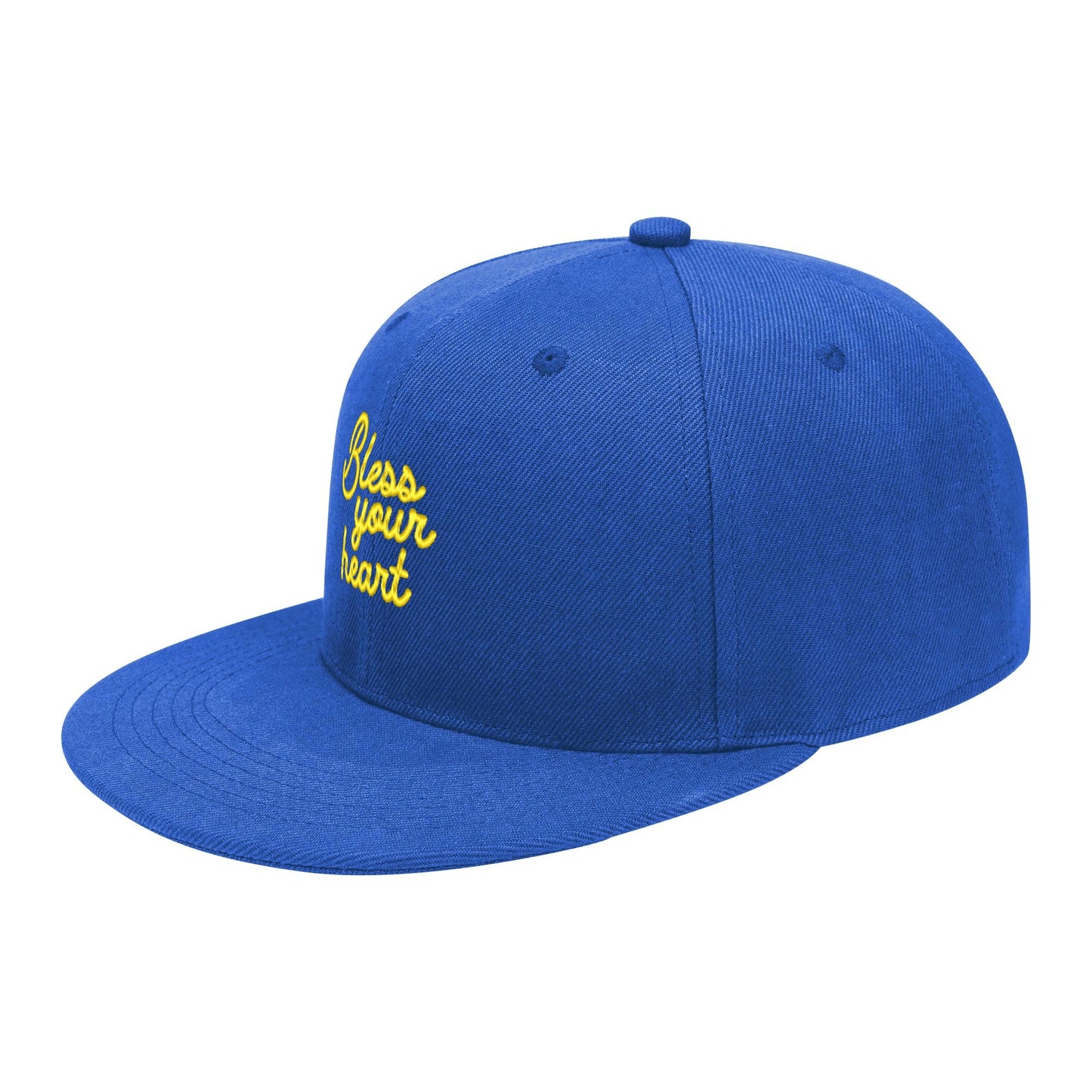 Bless Your Heart Scripted flat bill hat