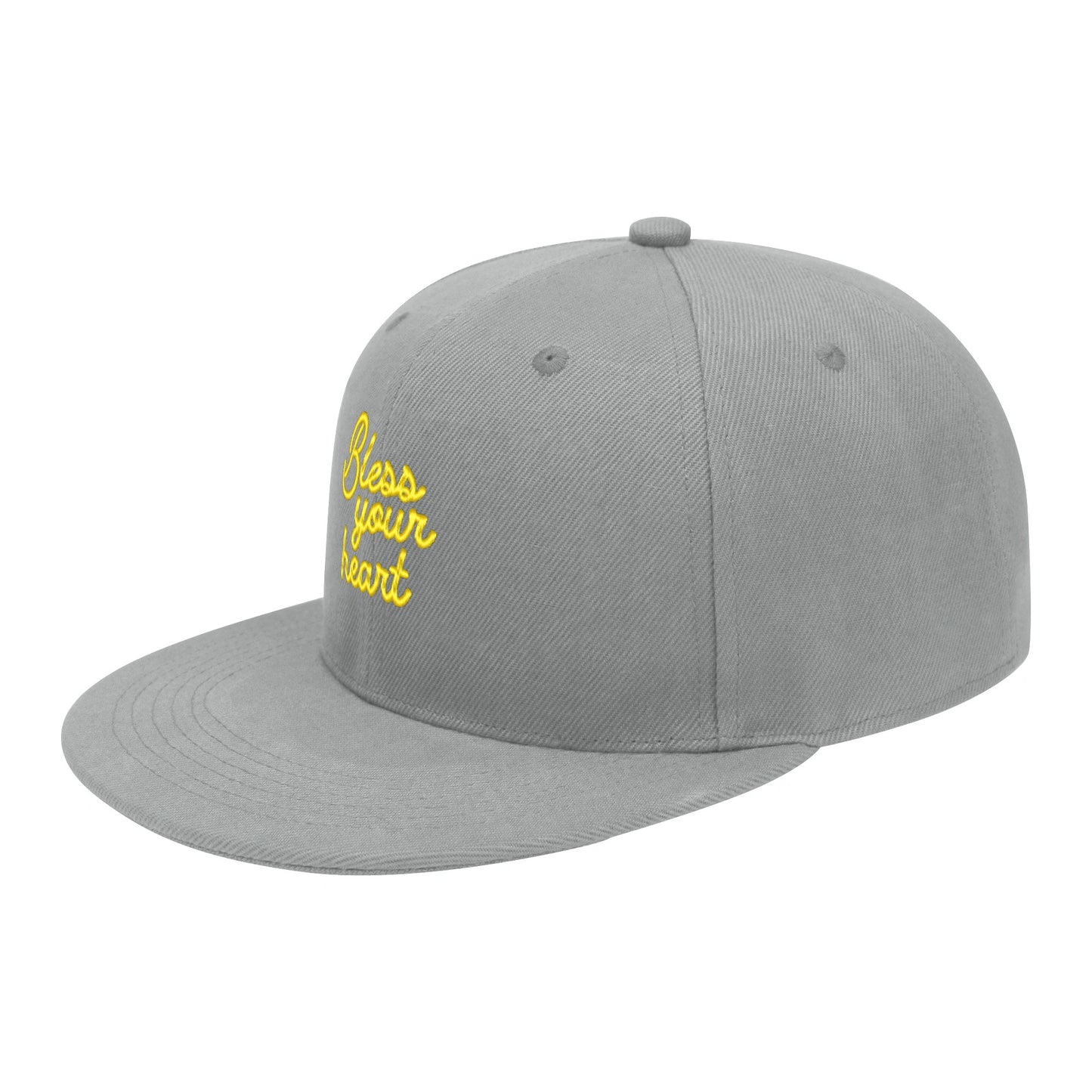 Bless Your Heart Scripted flat bill hat