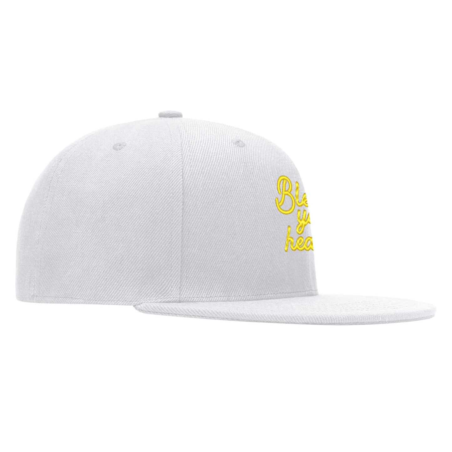 Bless Your Heart Scripted flat bill hat