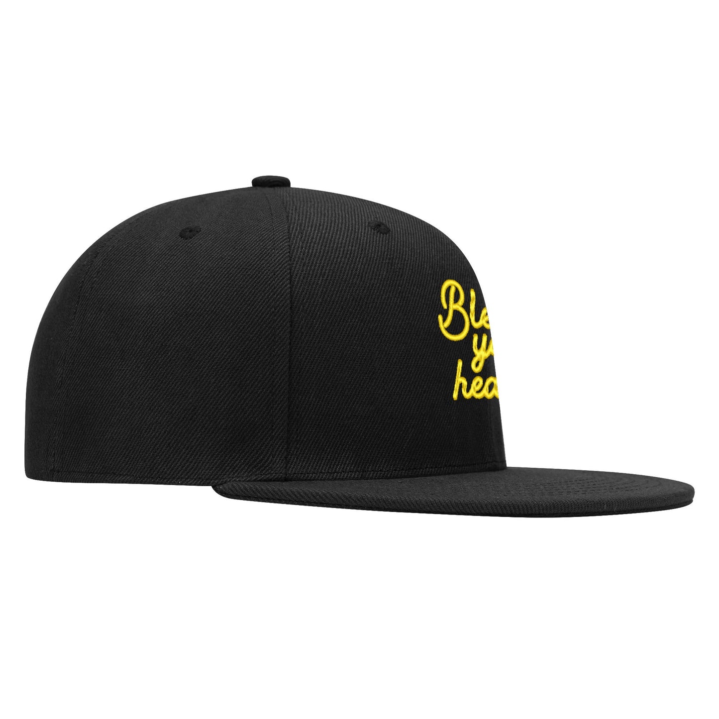 Bless Your Heart Scripted flat bill hat
