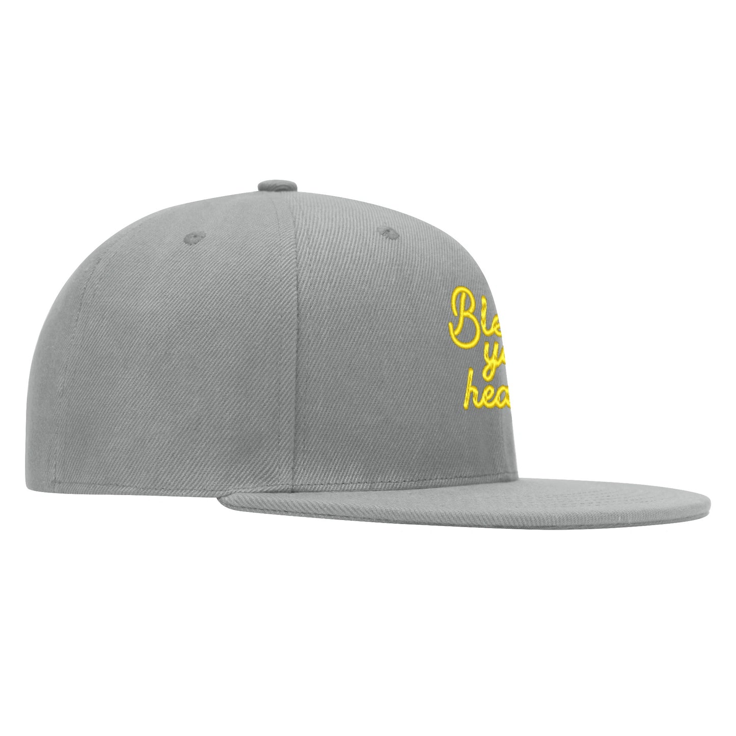 Bless Your Heart Scripted flat bill hat