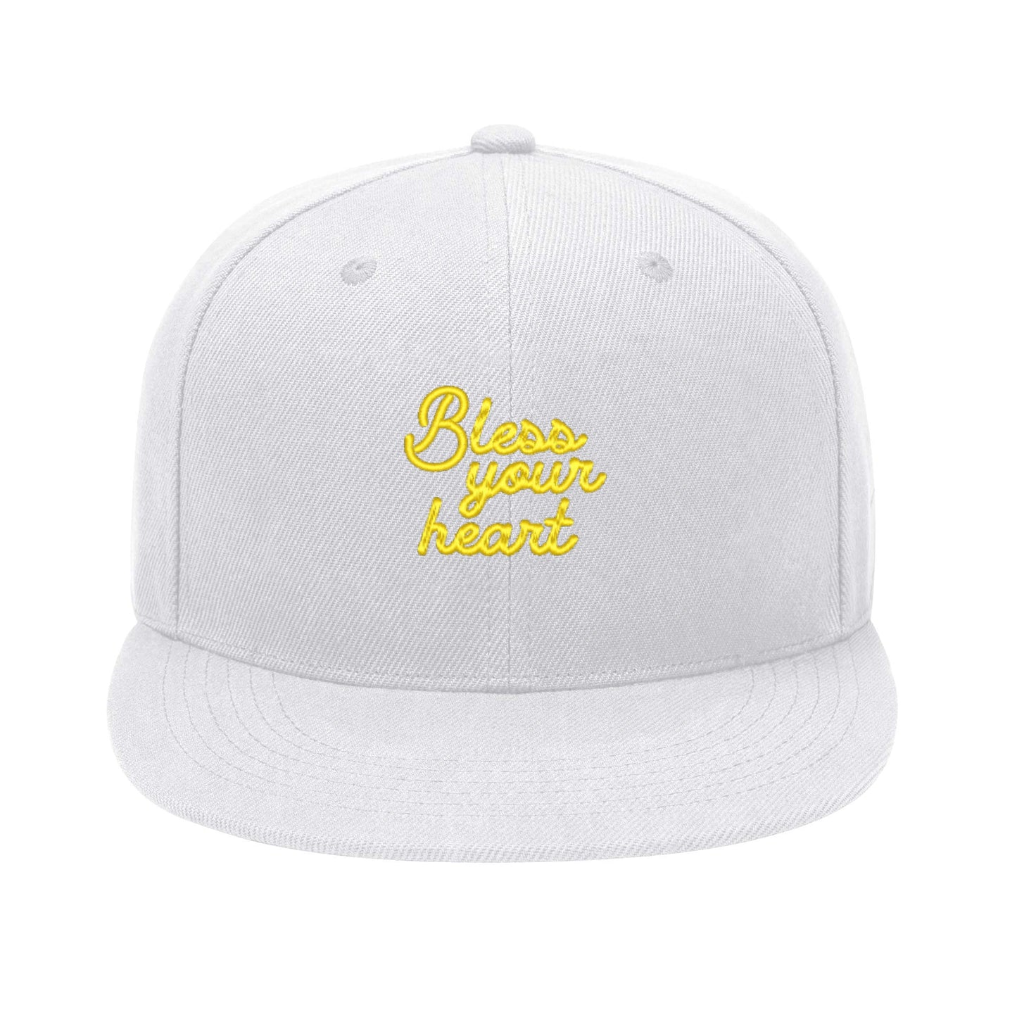 Bless Your Heart Scripted flat bill hat