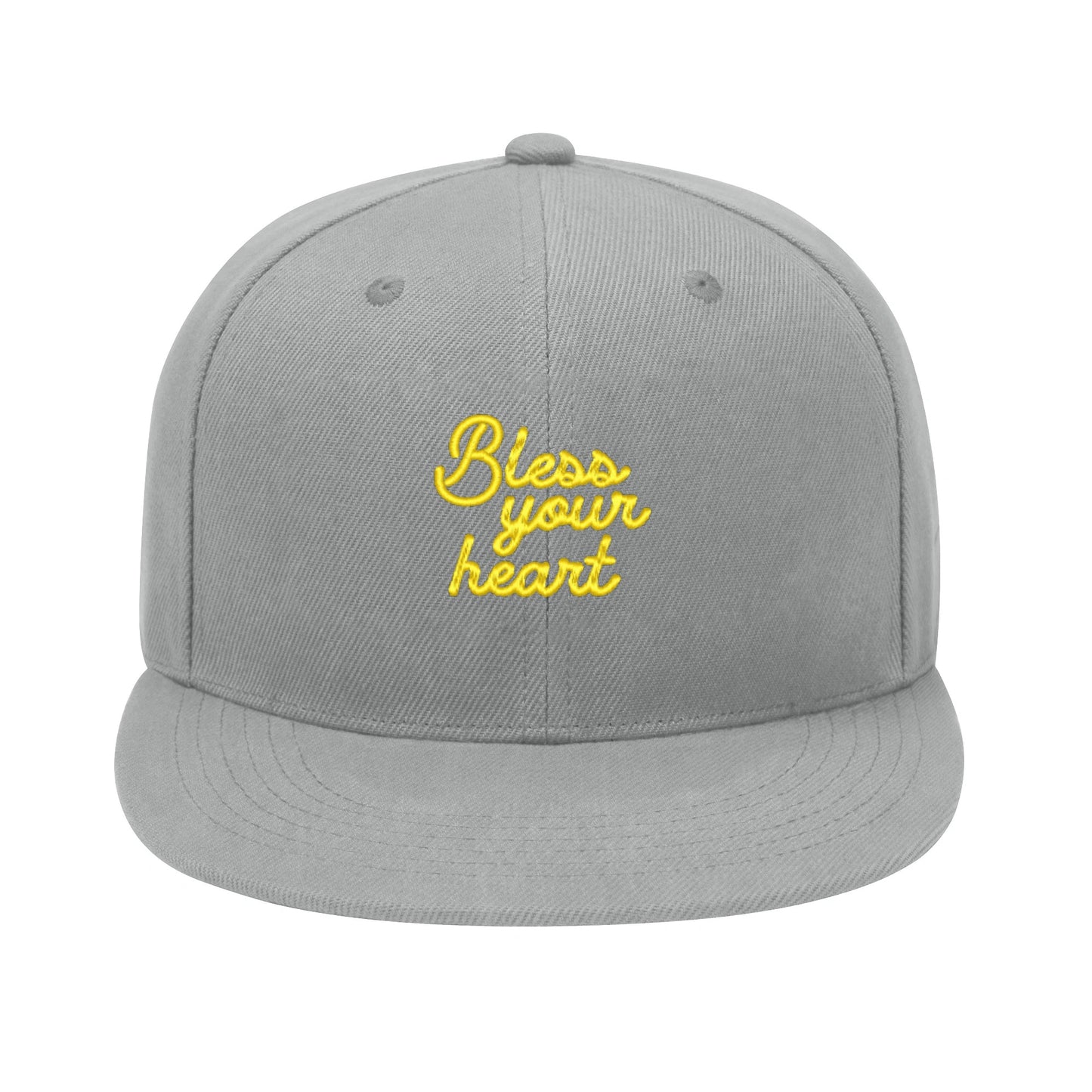 Bless Your Heart Scripted flat bill hat