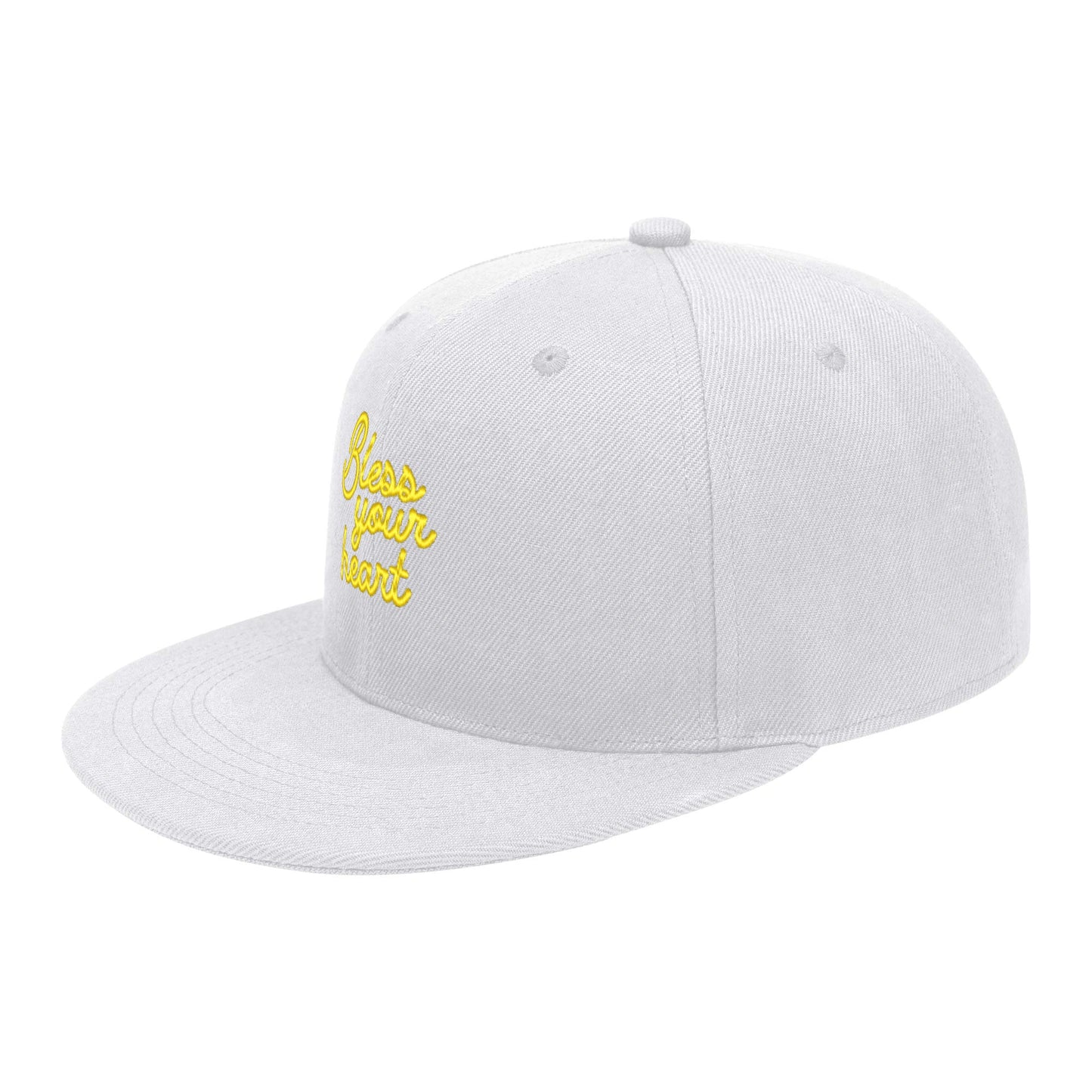 Bless Your Heart Scripted flat bill hat
