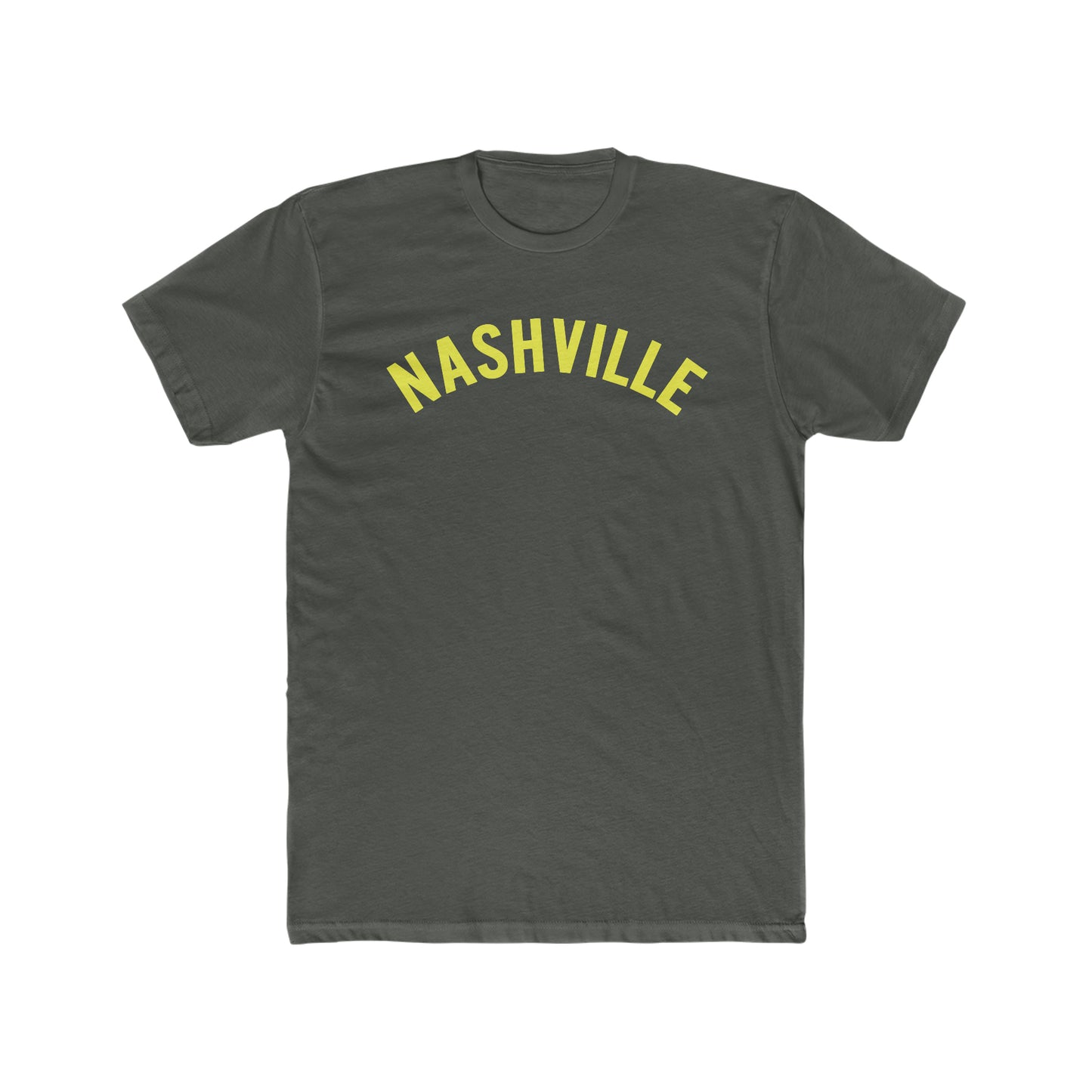 Nashville Curved Text Cotton Crew Tee