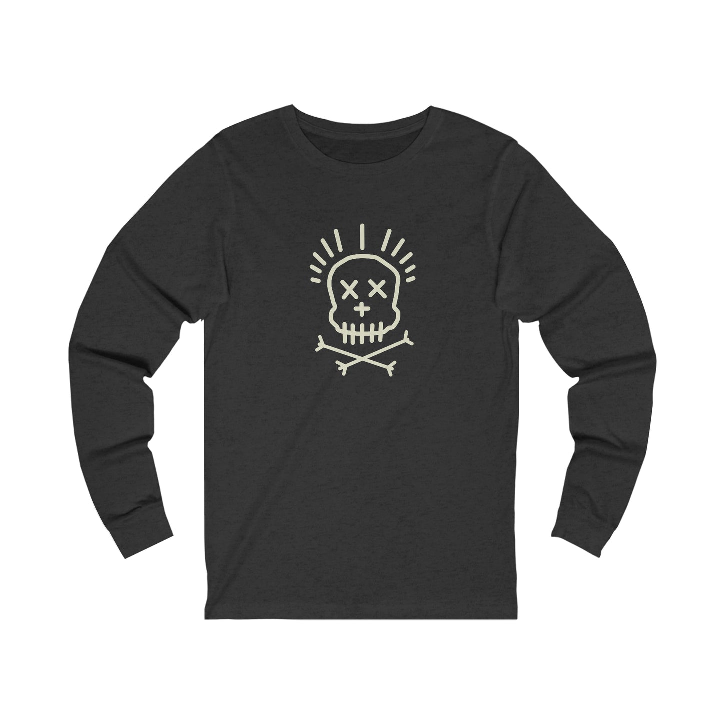 Line Skull Jersey Long Sleeve Tee