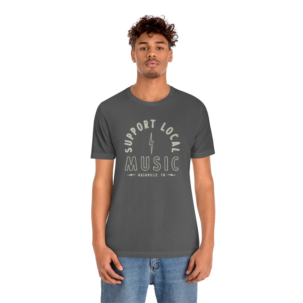Support Local Music Bolt T-shirt