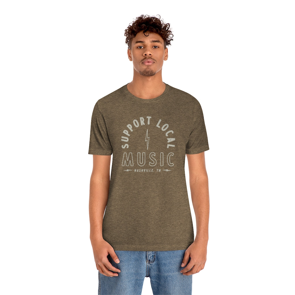 Support Local Music Bolt T-shirt