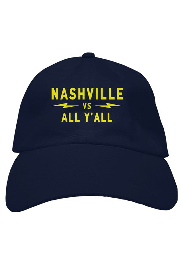 Nashville Vs All Y'all Modern Gold premium dad hat