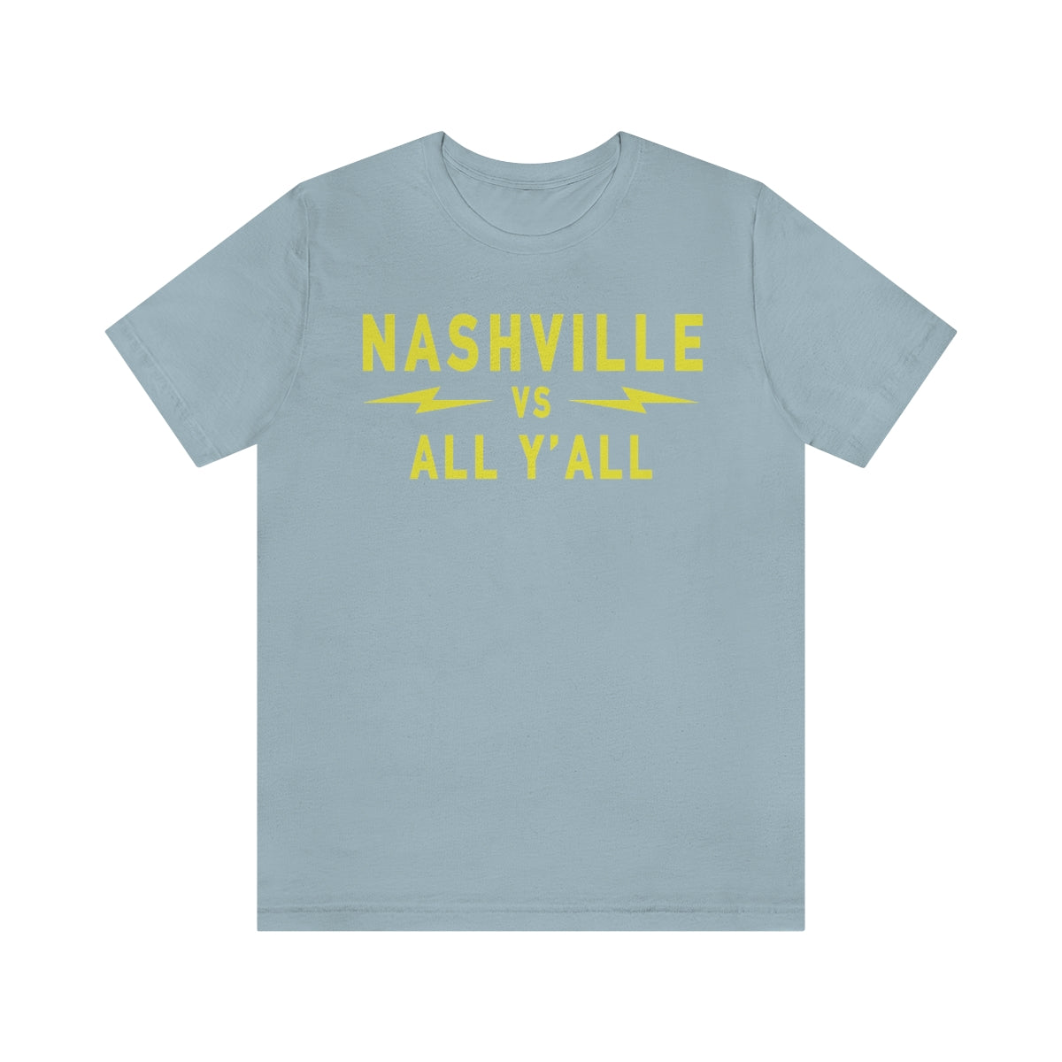 Nashville VS Modern Gold Large print Short Sleeve Tee