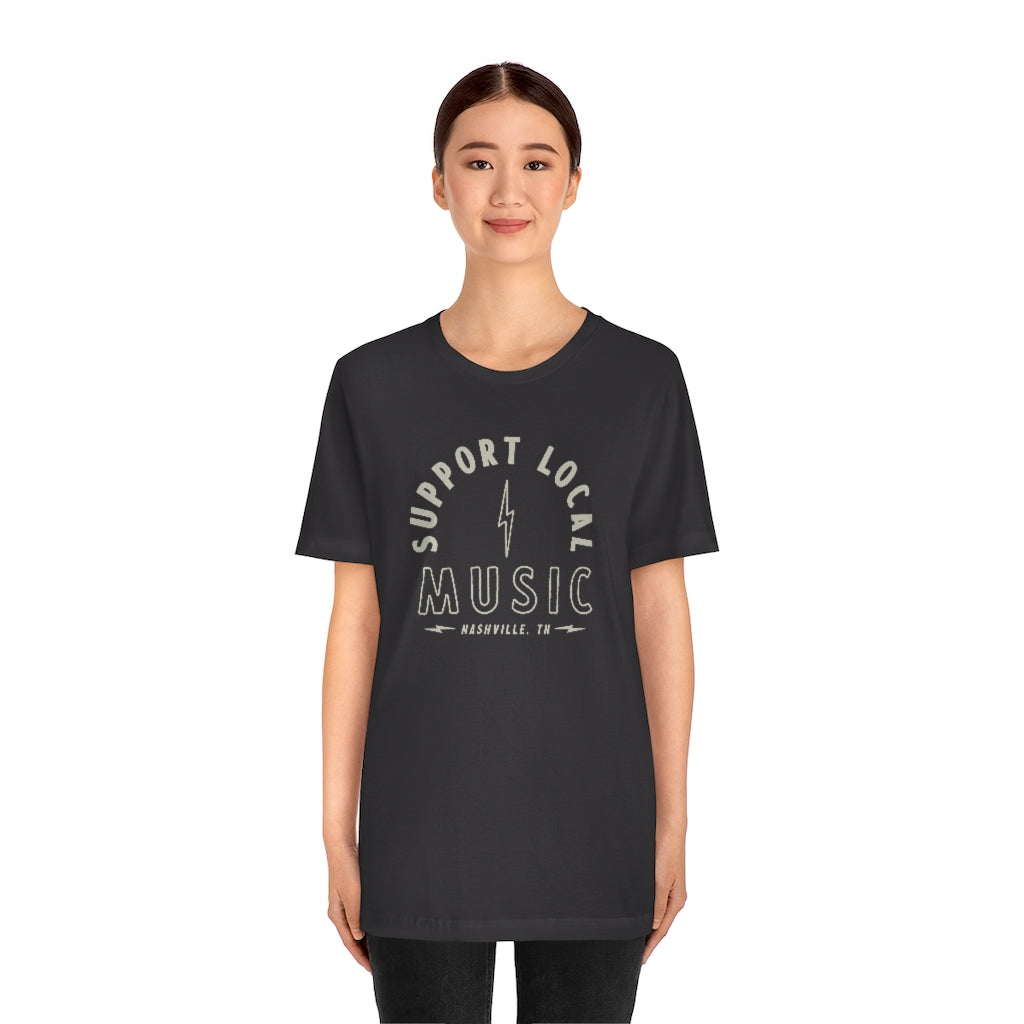 Support Local Music Bolt T-shirt