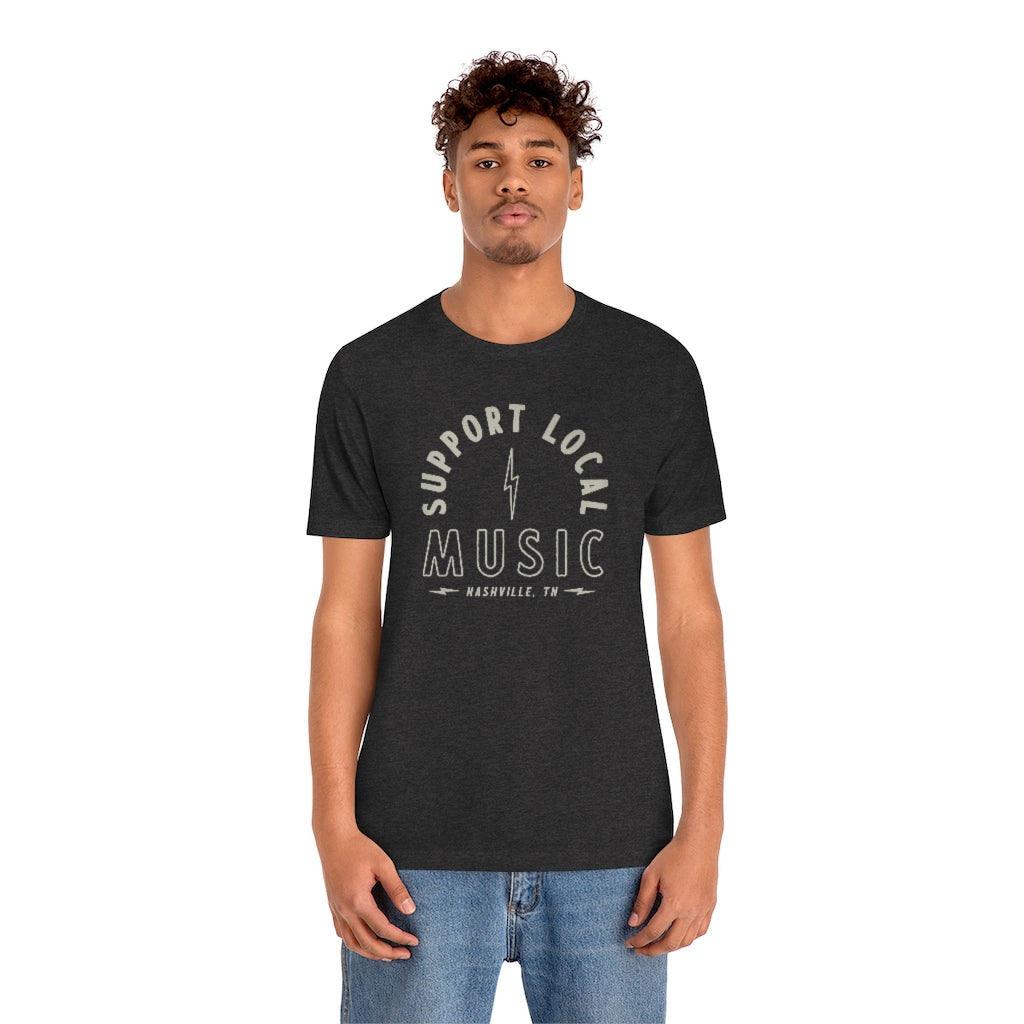 Support Local Music Bolt T-shirt