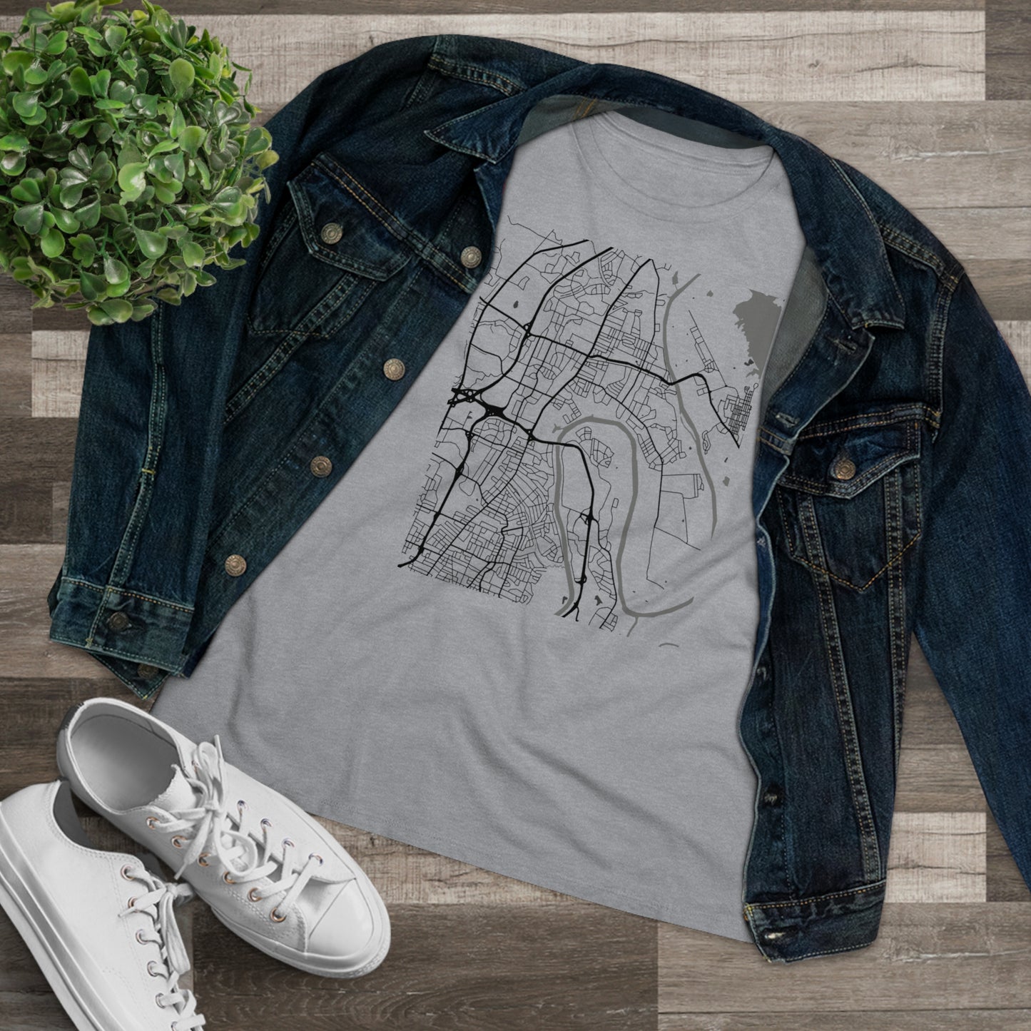 Madison Map Women's Premium Tee