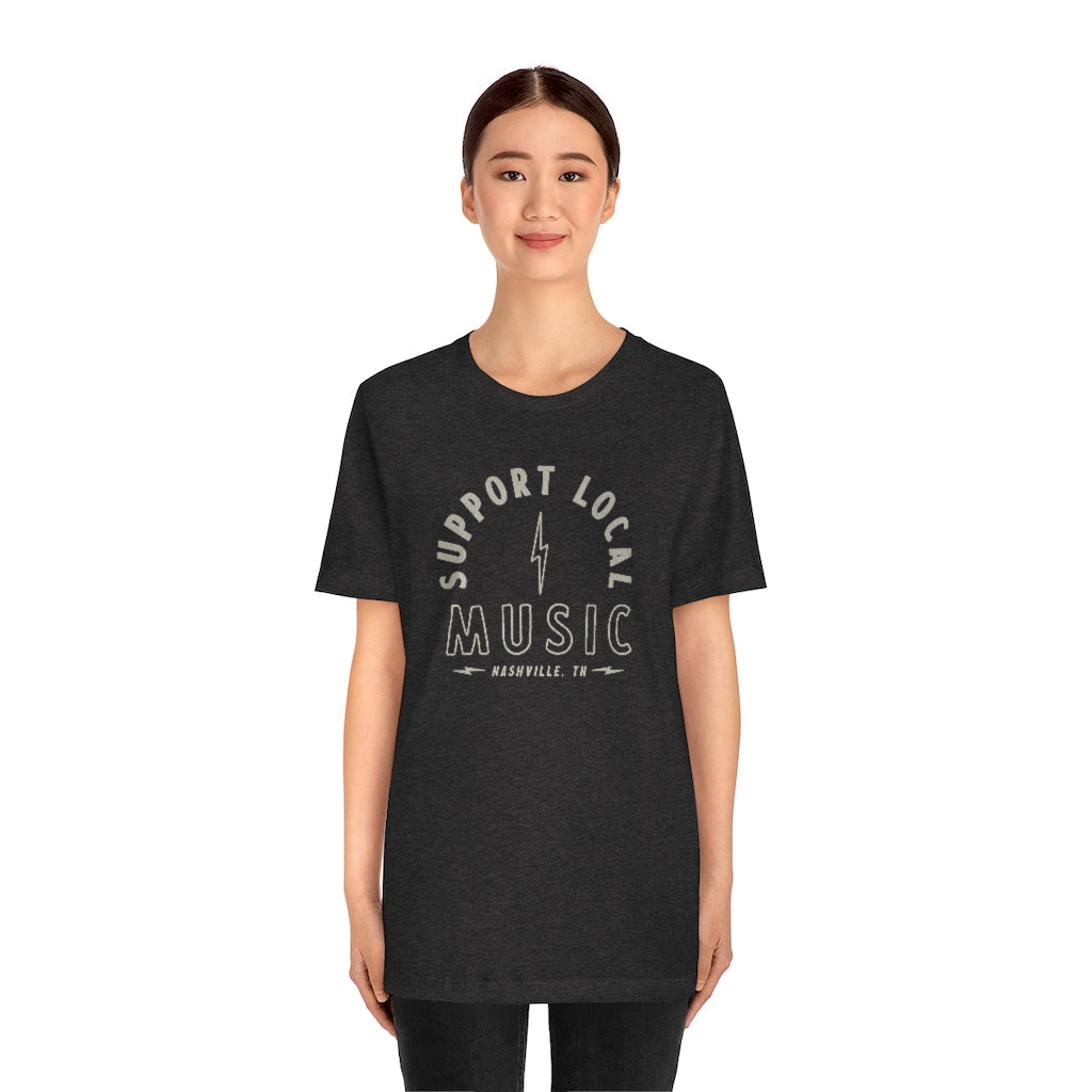 Support Local Music Bolt T-shirt