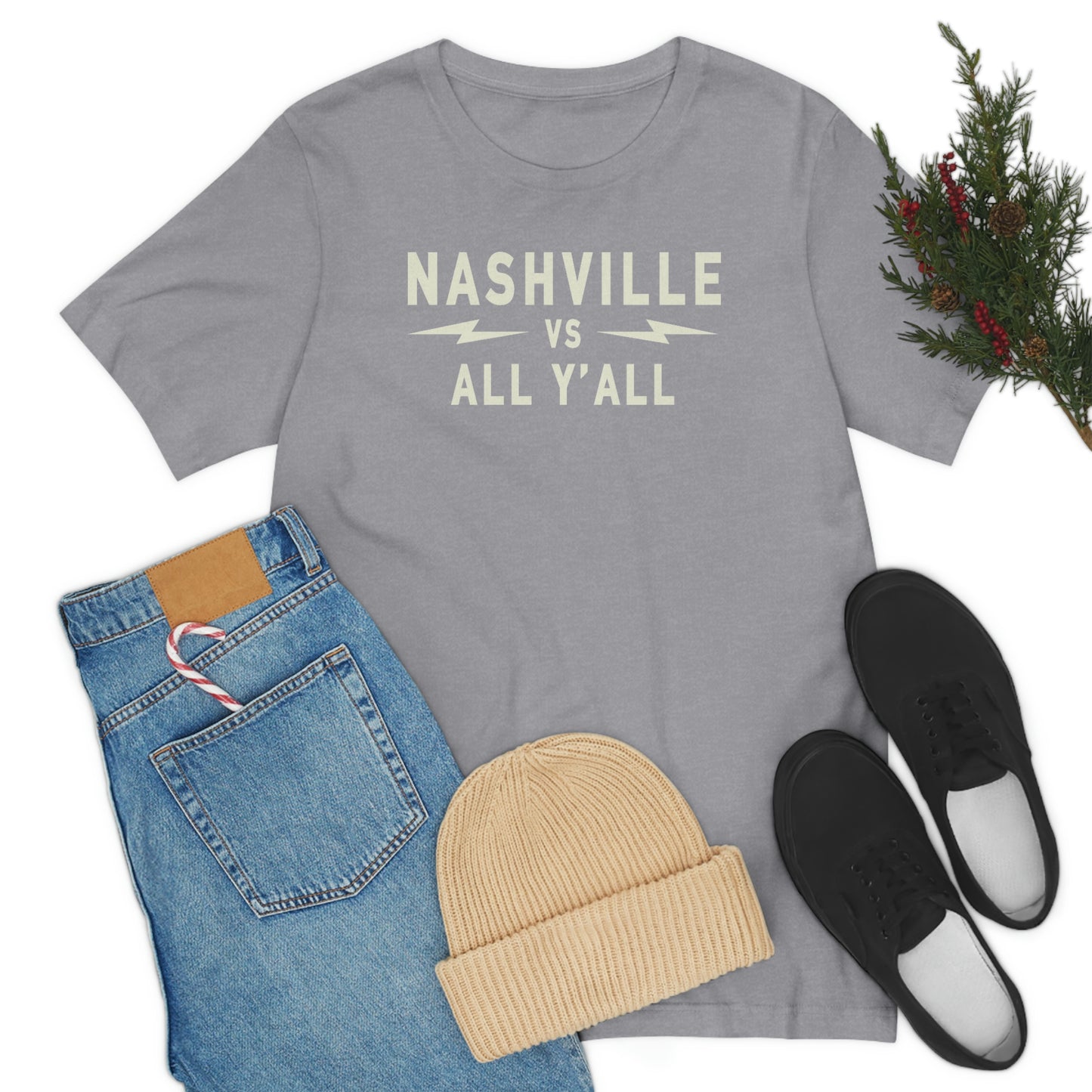 Nashville Vs White Text graphic