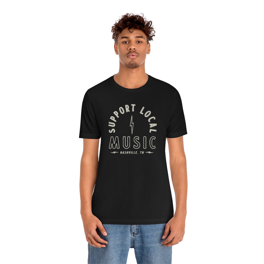 Support Local Music Bolt T-shirt