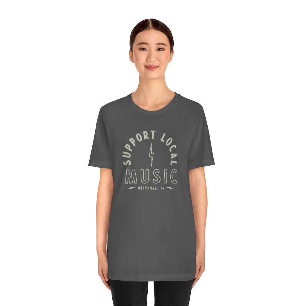 Support Local Music Bolt T-shirt