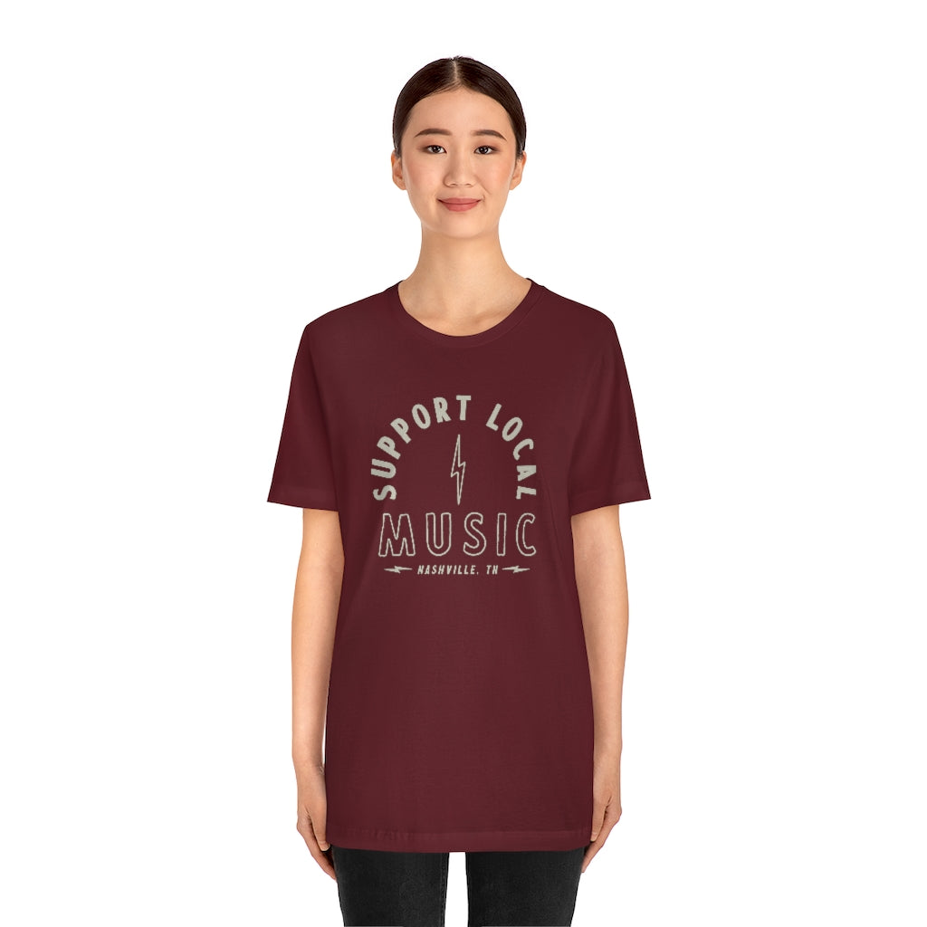 Support Local Music Bolt T-shirt