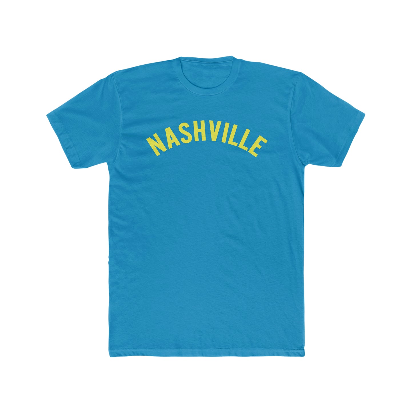 Nashville Curved Text Cotton Crew Tee