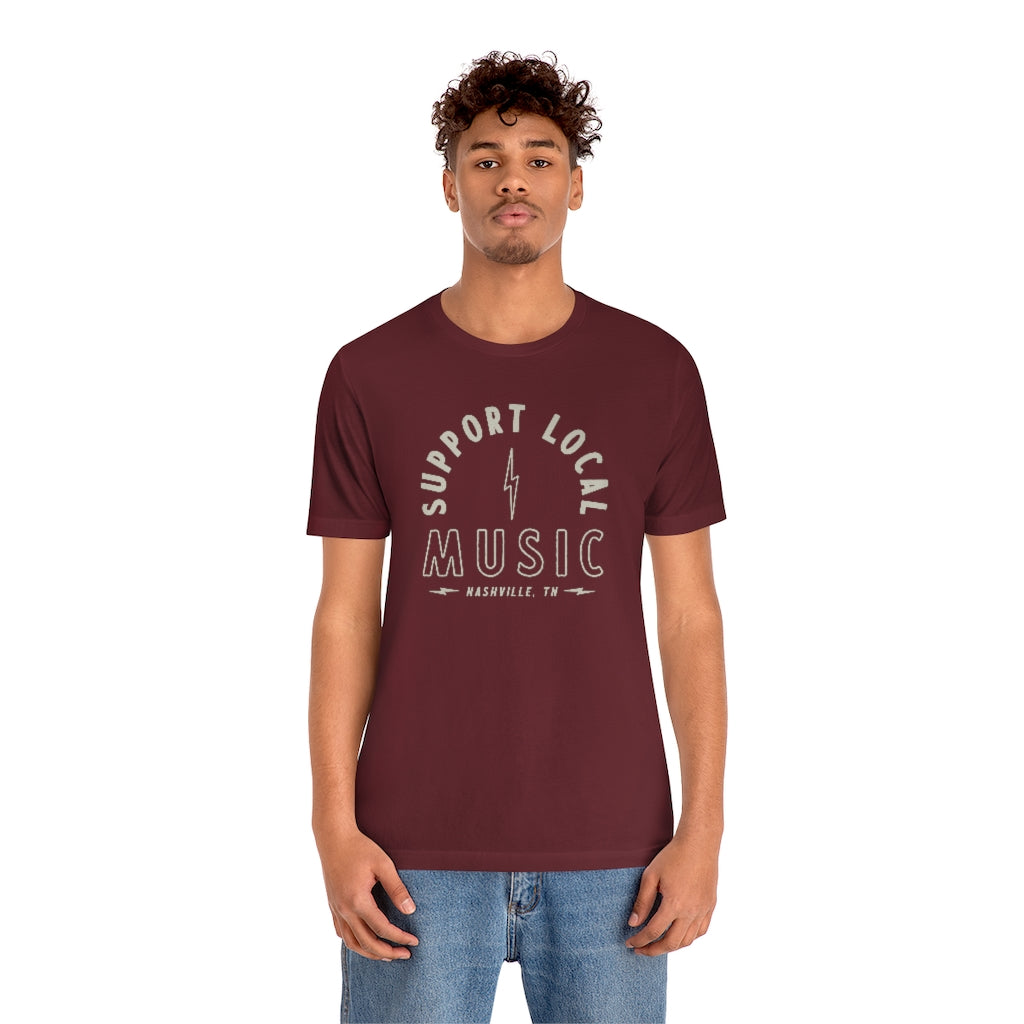 Support Local Music Bolt T-shirt