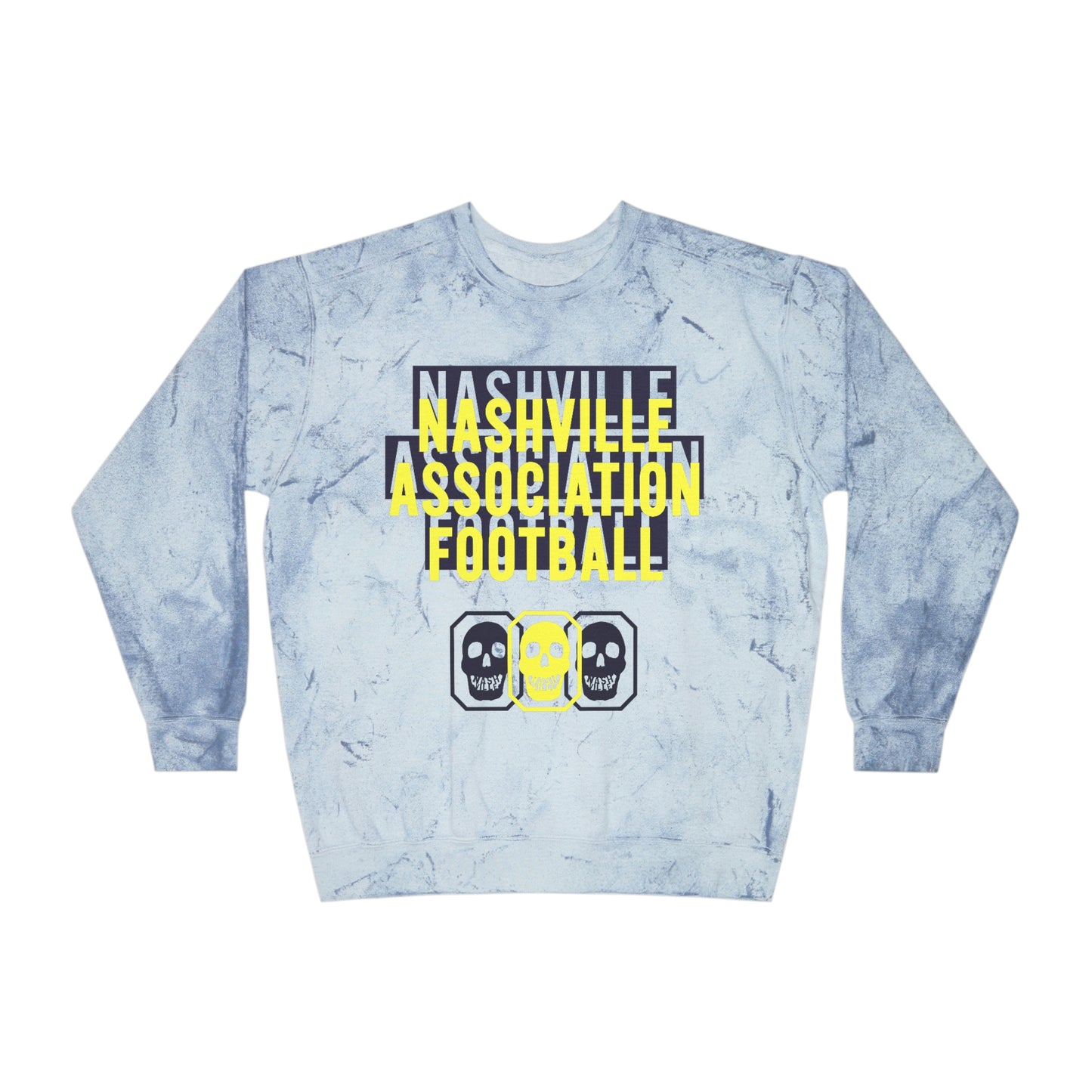NAF misprint Color Blast Crewneck Sweatshirt