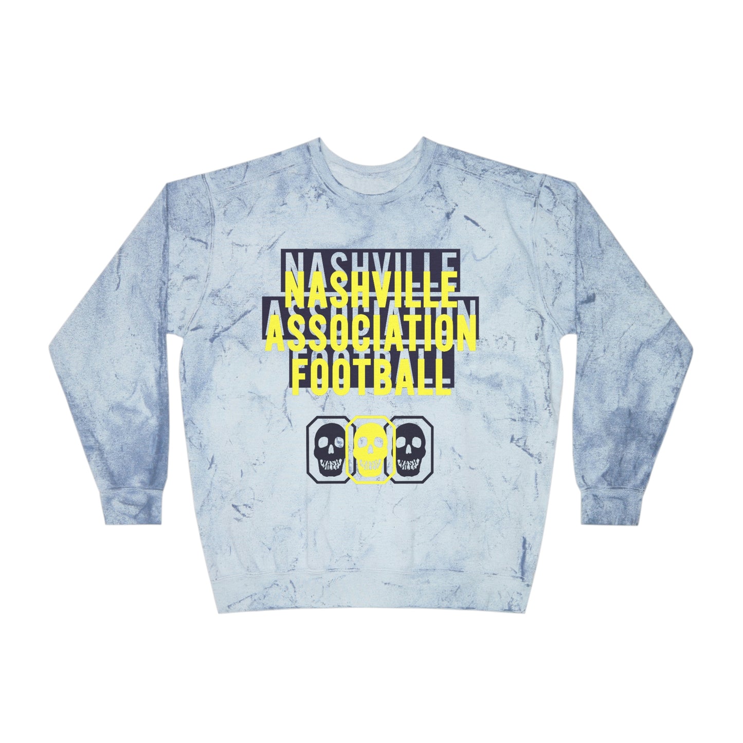 NAF misprint Color Blast Crewneck Sweatshirt