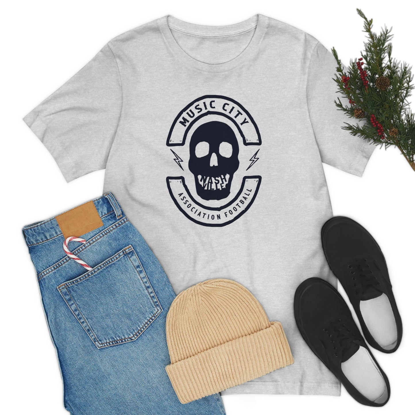 MC Biker Badge Nashteeth J Short Sleeve Tee