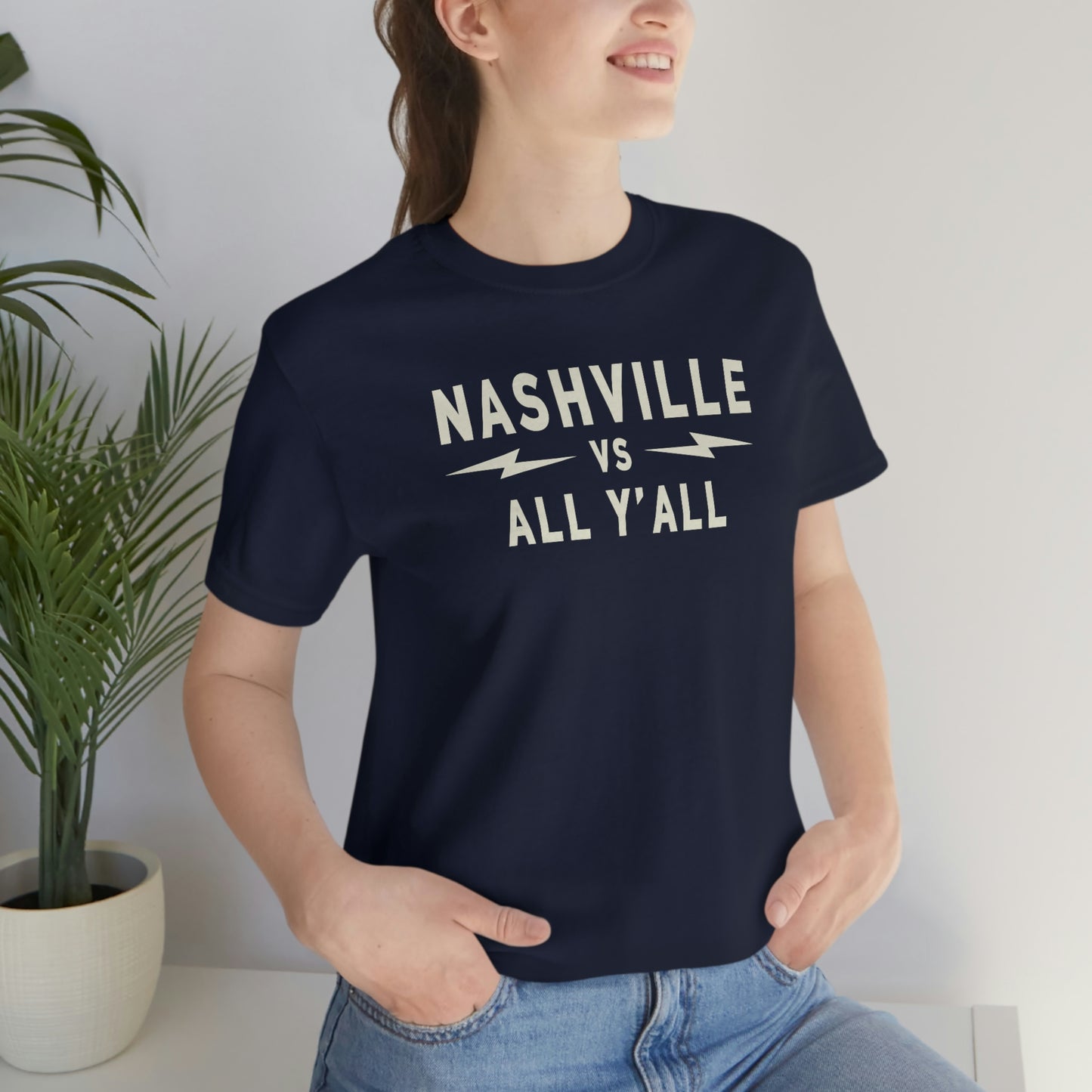 Nashville Vs White Text graphic